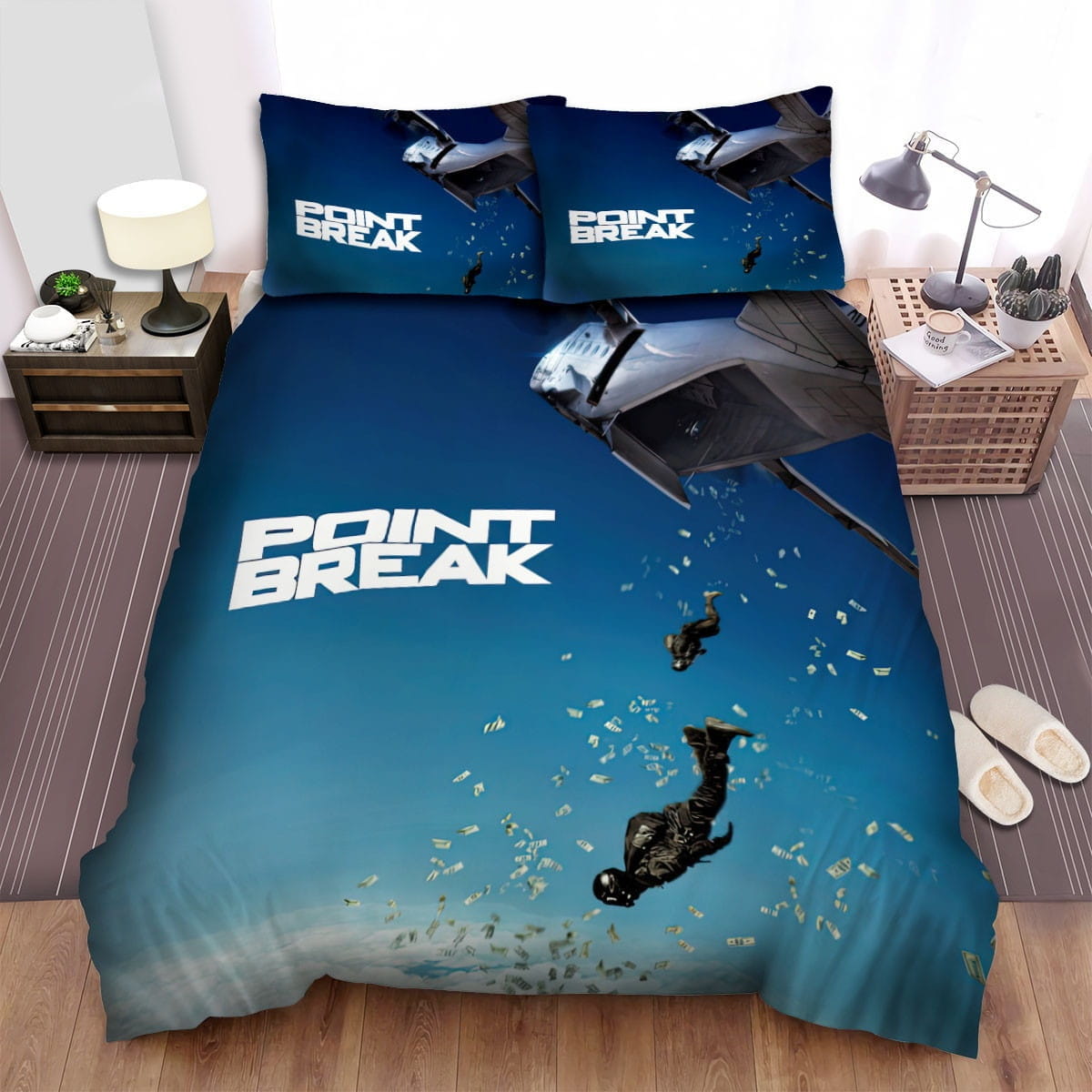Point Break Movie Poster 3 Decorative Bedding Sets with Duvet Cover, Flatsheet, Pillowcases