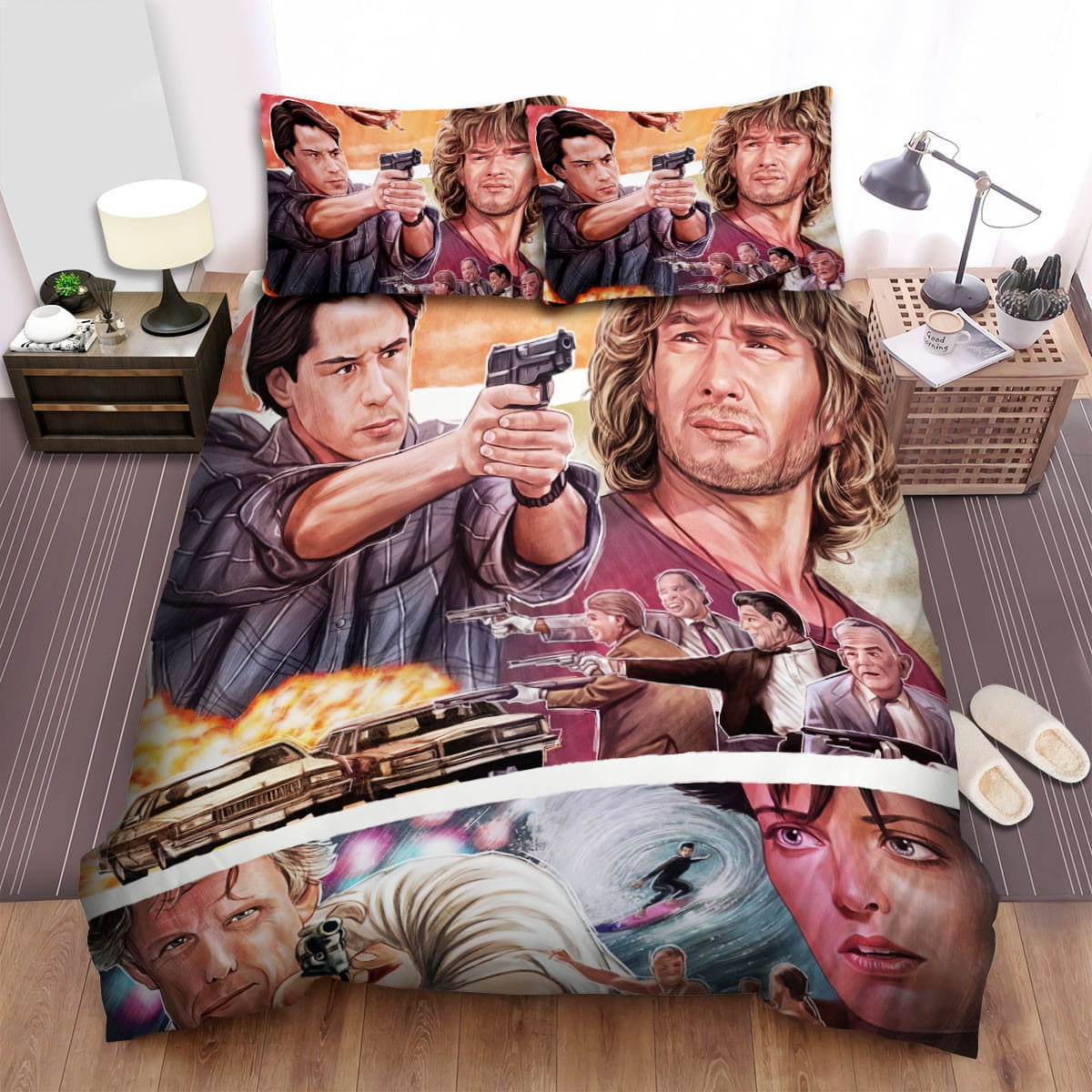 Point Break Movie Art 2 Bedding Sets Duvet Cover, Flatsheet, Pillowcases For Every Bedroom