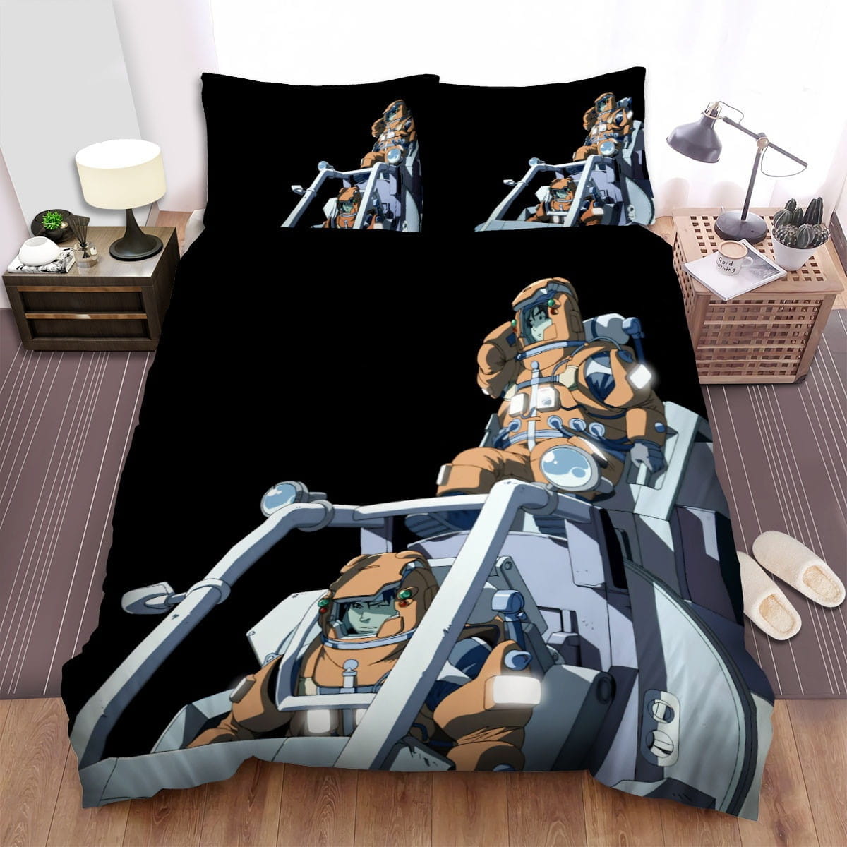 Planetes Anime Bedding Sets, Flatsheet Gift For Wife, Husband, Besties
