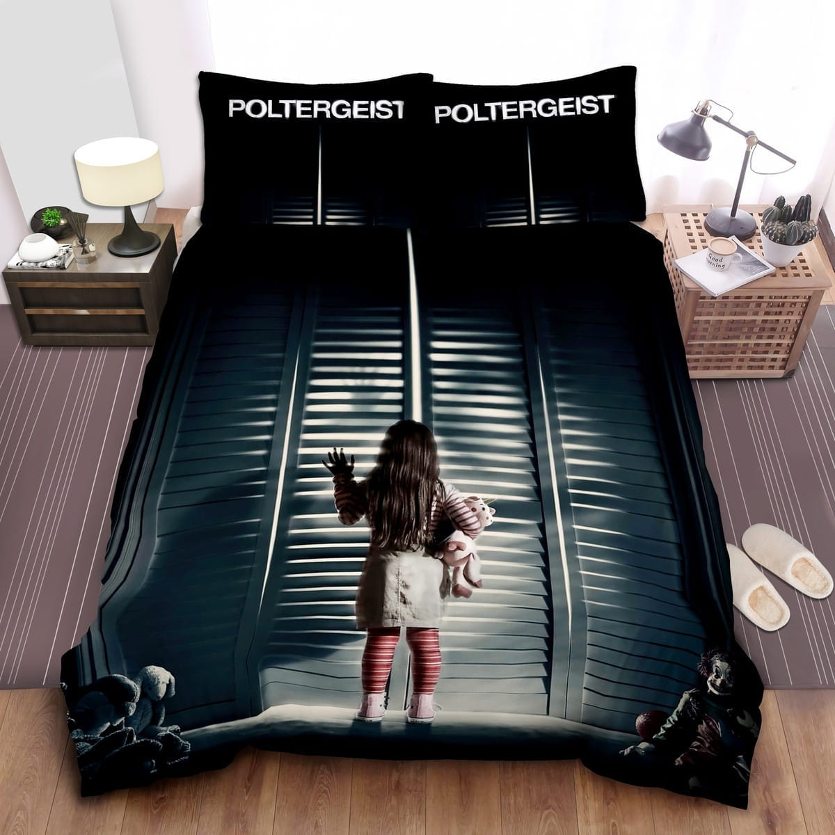 Poltergeist Movie Poster Bedding Sets Duvet Cover, Flatsheet, Pillowcase For Your Lover