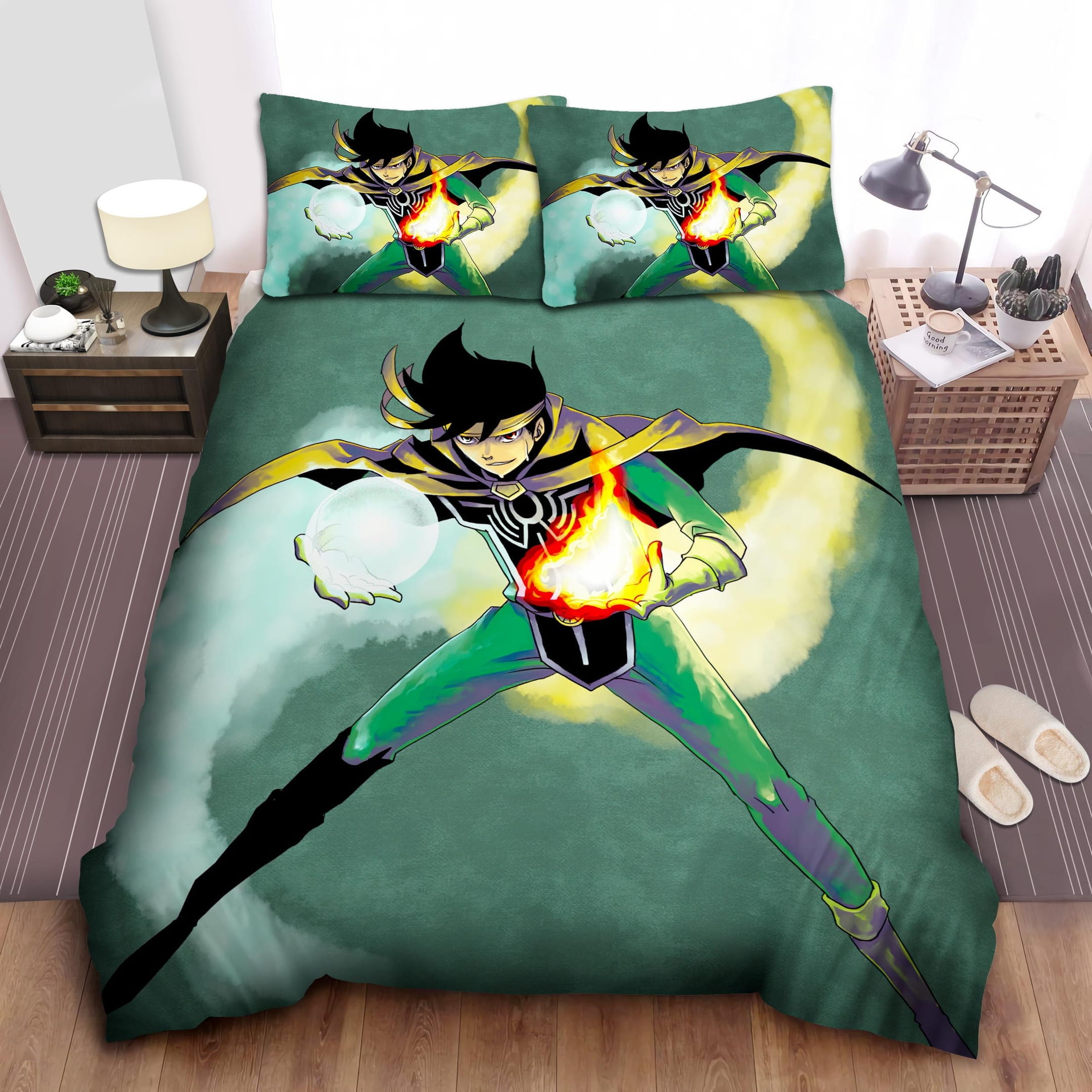 Popp The Wizard Bedding Sets, Flatsheet Gift For Christmas, Thanksgiving, Halloween