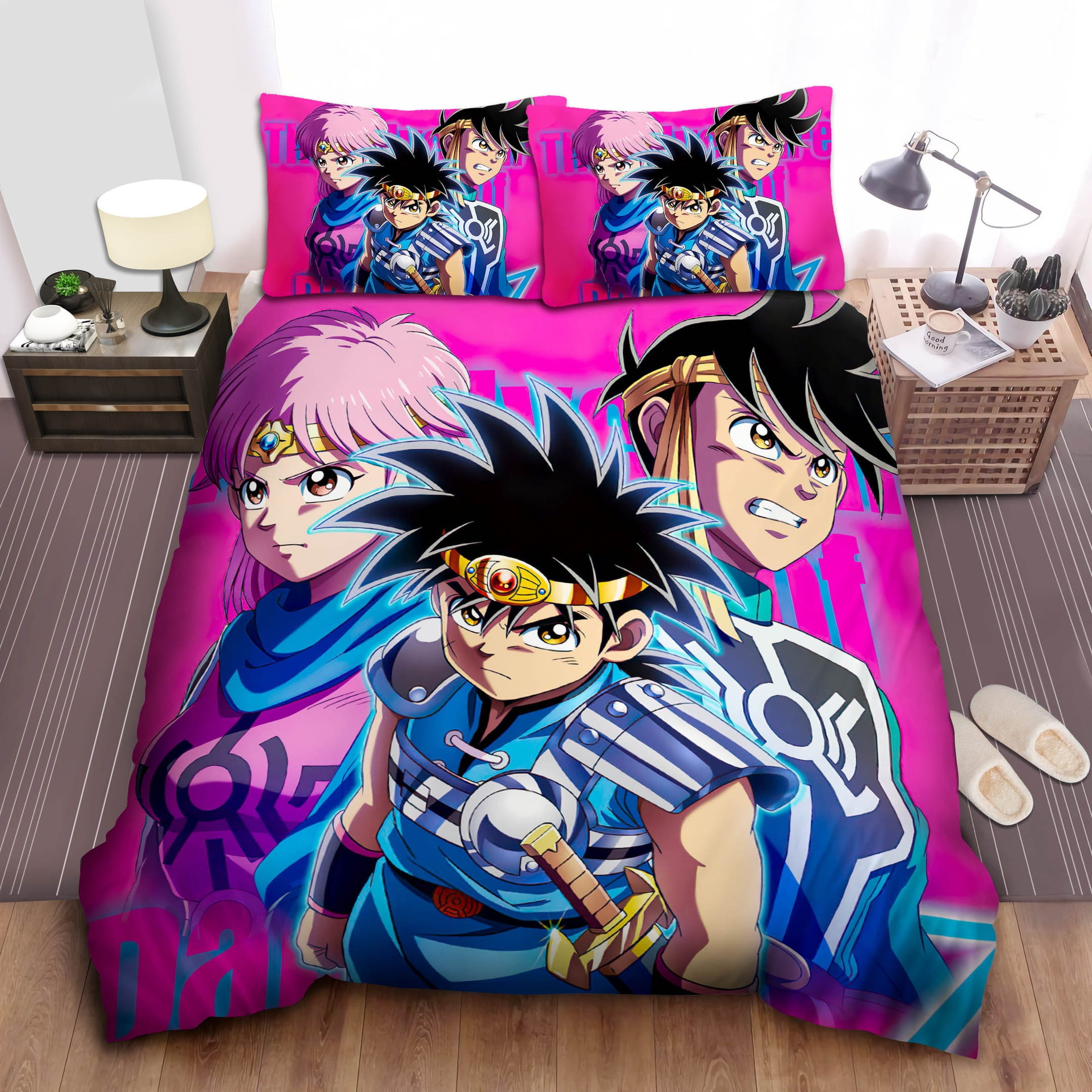 Pop Maam And Dai Decorative Bedding Sets with Duvet Cover, Flatsheet, Pillowcases