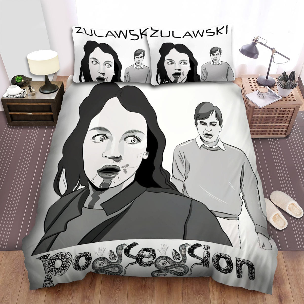 Possession (1981) Movie Art Decorative Bedding Sets with Duvet Cover, Flatsheet, Pillowcases