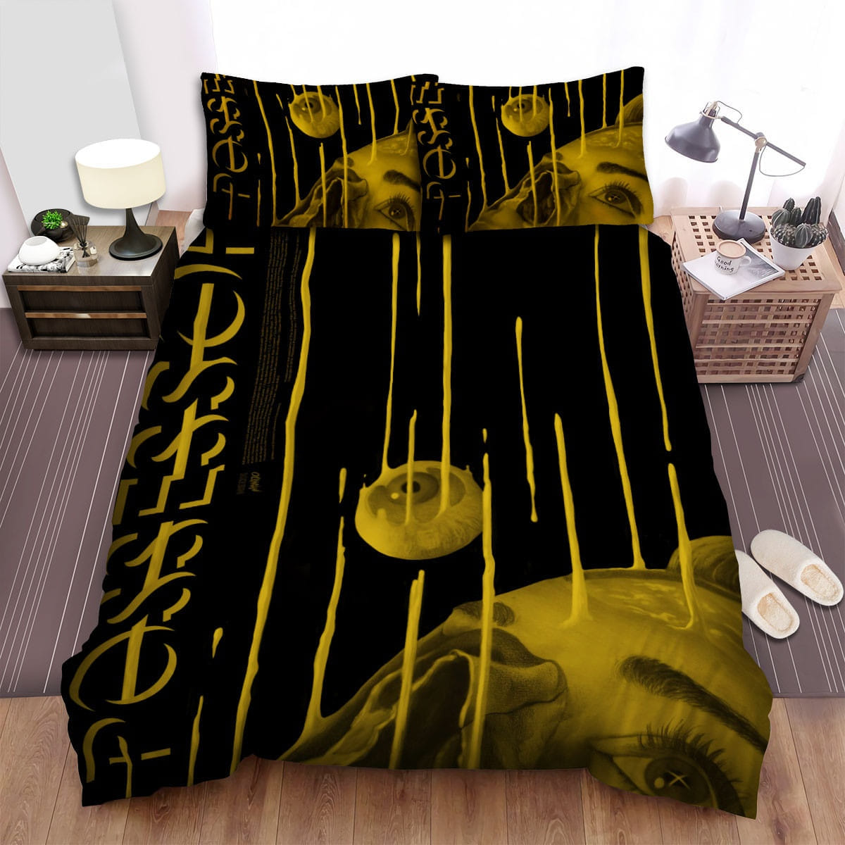 Possessor Yellow Bedding Sets Duvet Cover, Flatsheet, Pillowcases Perfect Gift For Fans