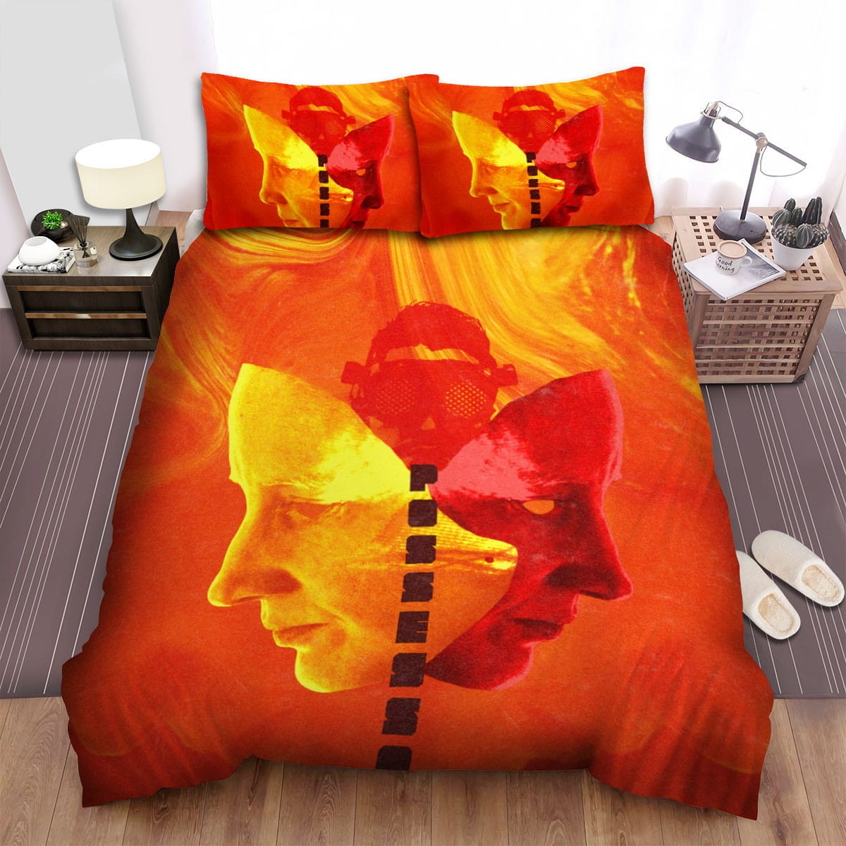 Possessor Two Faces Decorative Bedding Sets with Duvet Cover, Flatsheet, Pillowcases