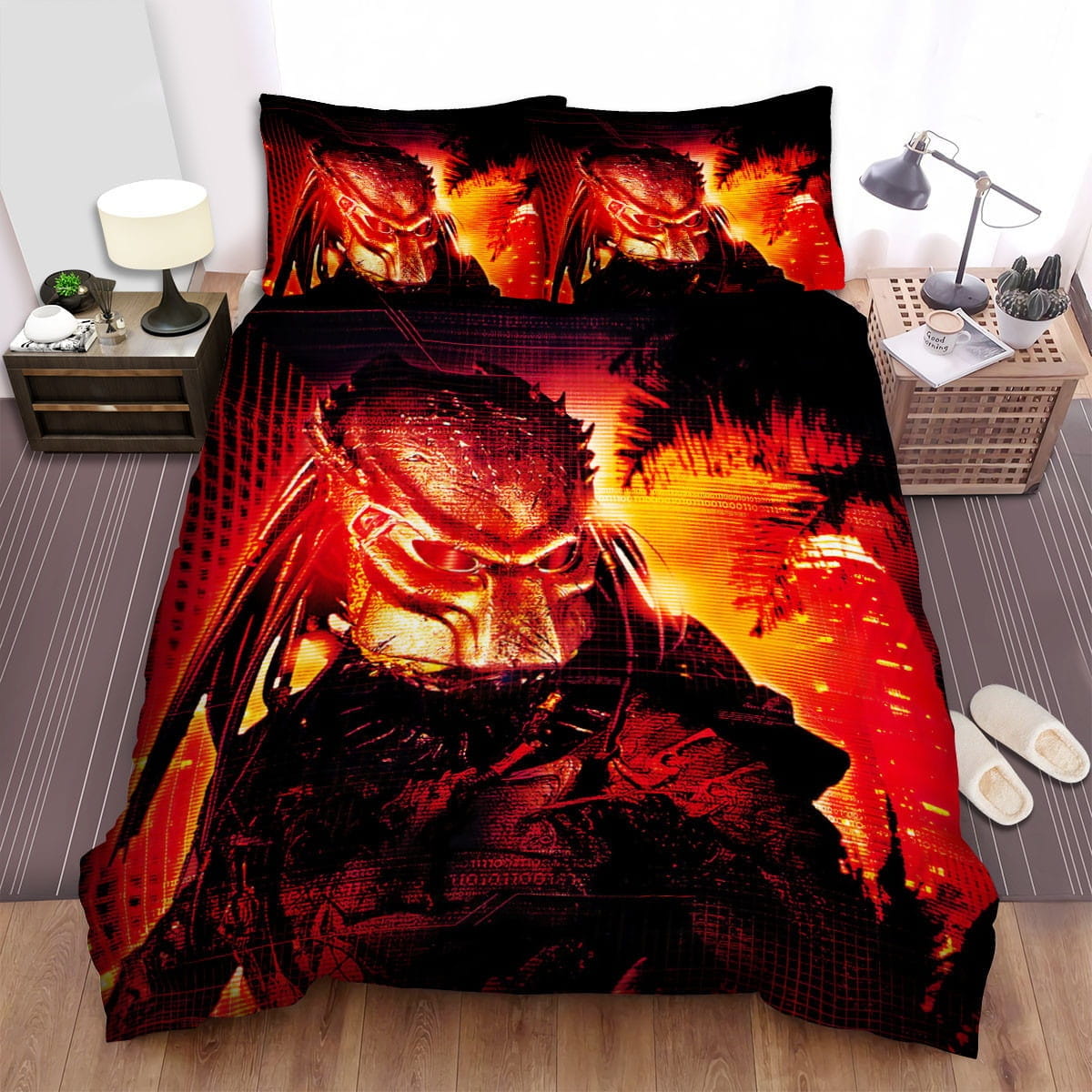 Predator 2 Combat Bedding Sets, Flatsheet Gift For Wife, Husband, Besties