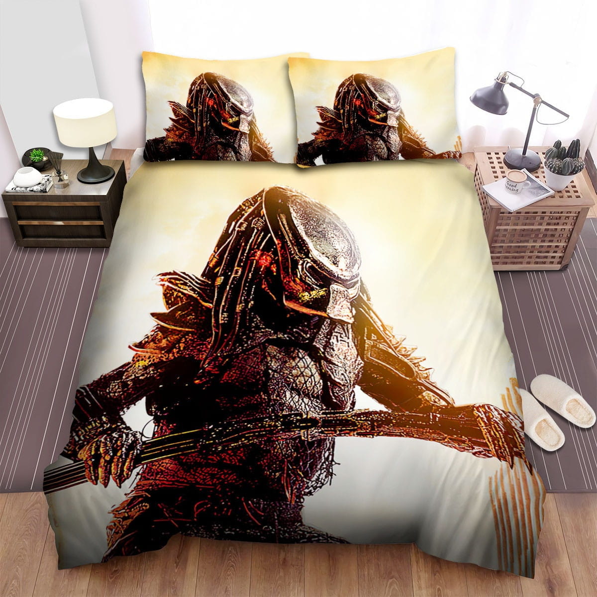 Predator 2 Combat Bedding Sets Duvet Cover, Flatsheet, Pillowcase For Your Lover