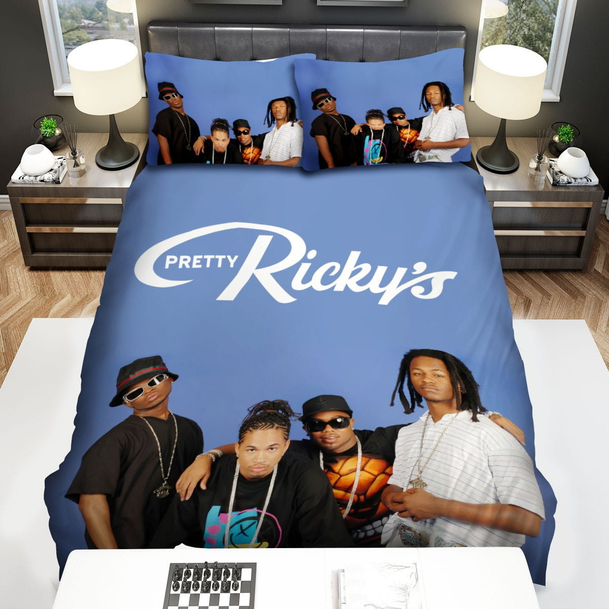 Pretty Ricky 4 Members Bedding Sets Duvet Cover, Flatsheet, Pillowcases For Every Bedroom