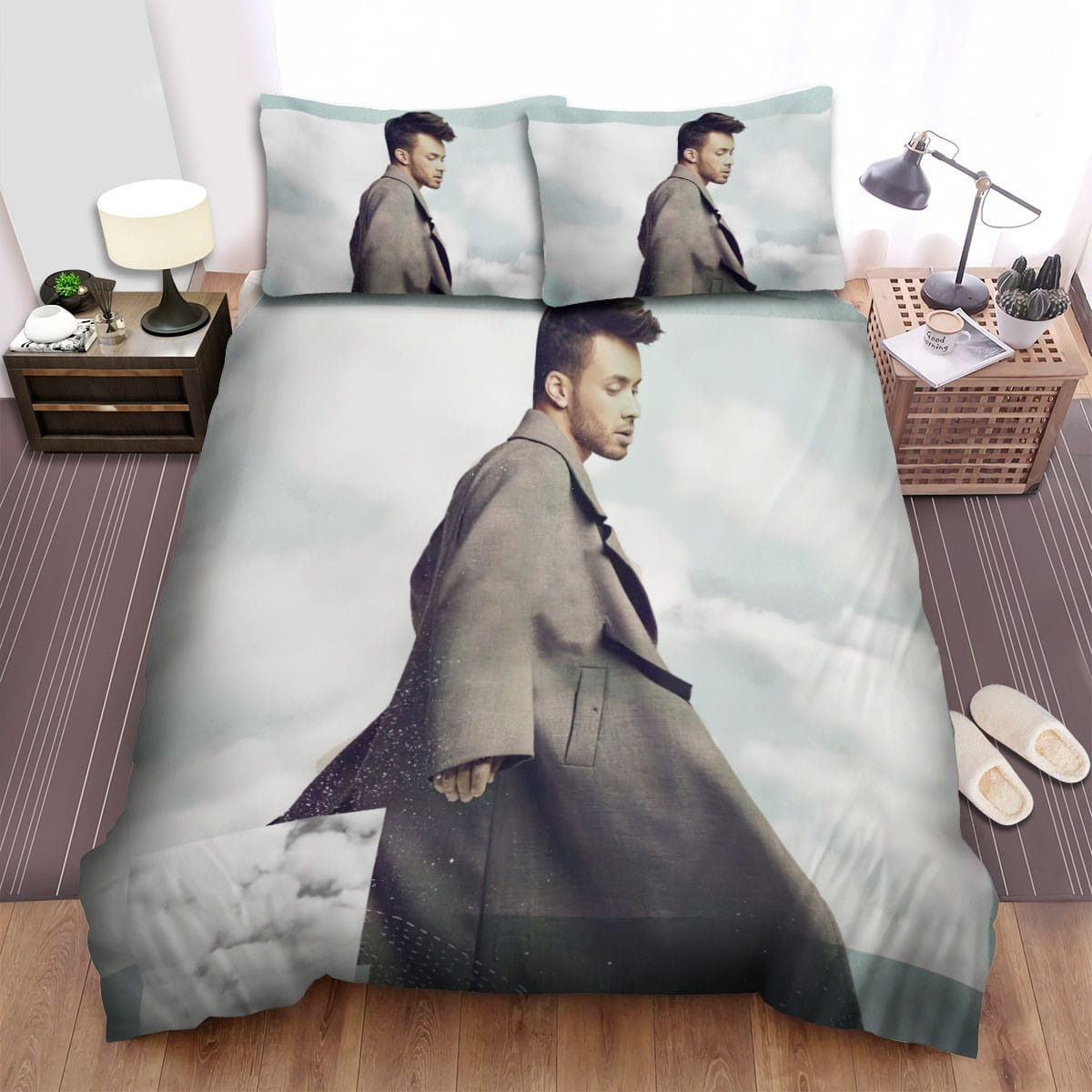 Prince Royce R Bedding Sets, Flatsheet Gift For Christmas, Thanksgiving, Halloween