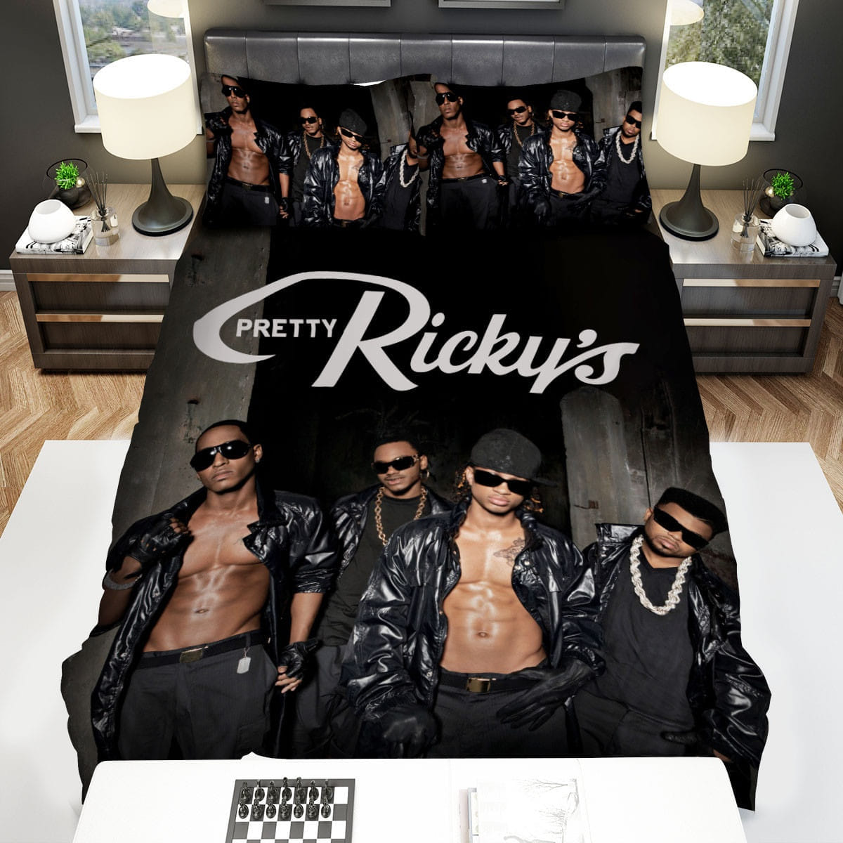 Pretty Ricky In Black Suits Bedding Sets Duvet Cover, Flatsheet, Pillowcases For Every Bedroom