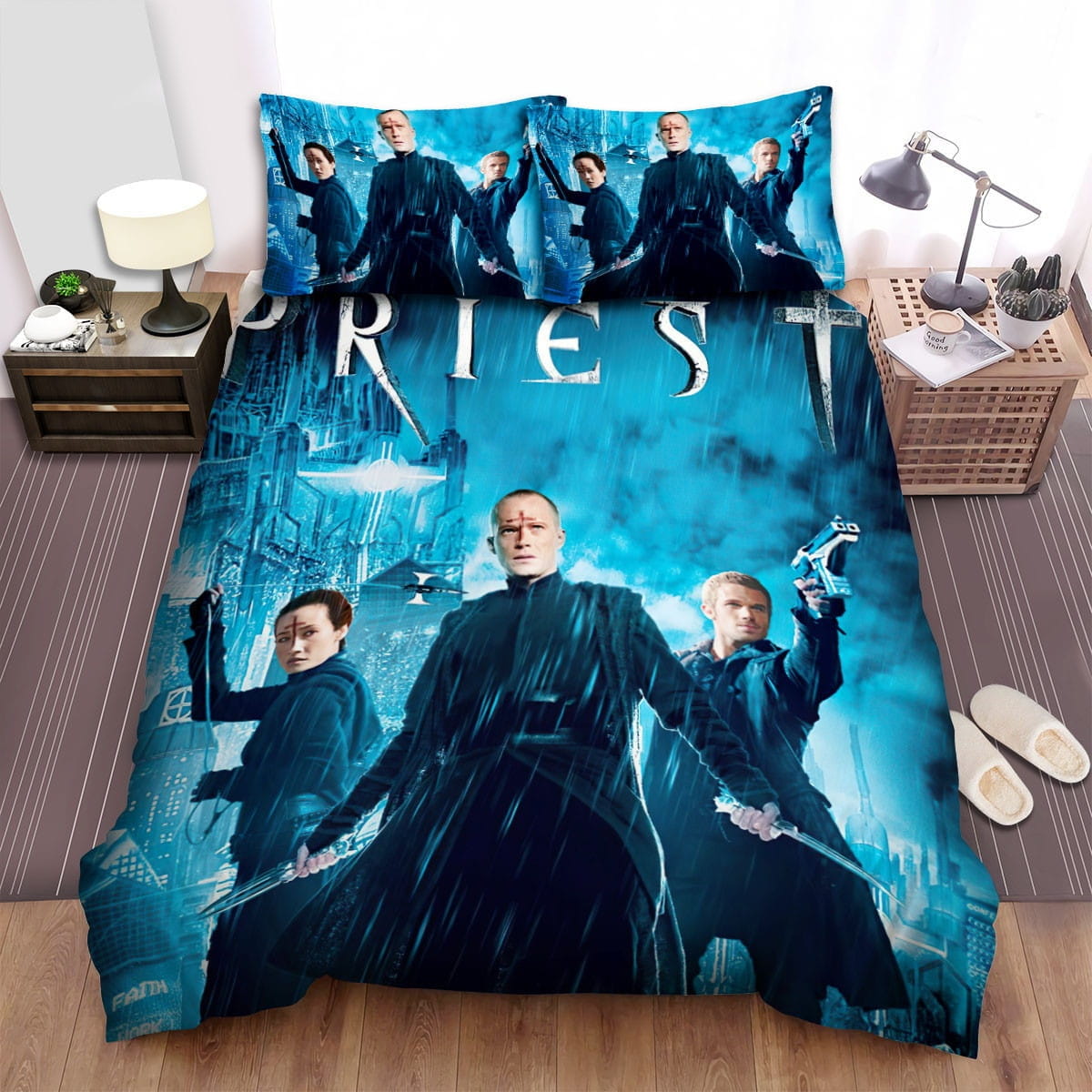 Priest Movie Poster 1 Bedding Sets, Flatsheet Gift For Wife, Husband, Besties