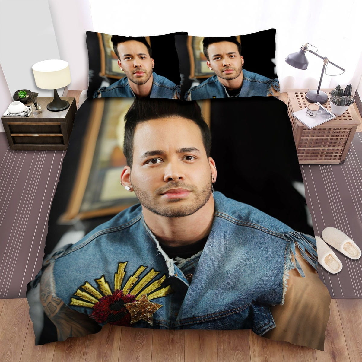 Prince Royce Safety Bedding Sets Duvet Cover, Flatsheet, Pillowcases Perfect Gift For Fans