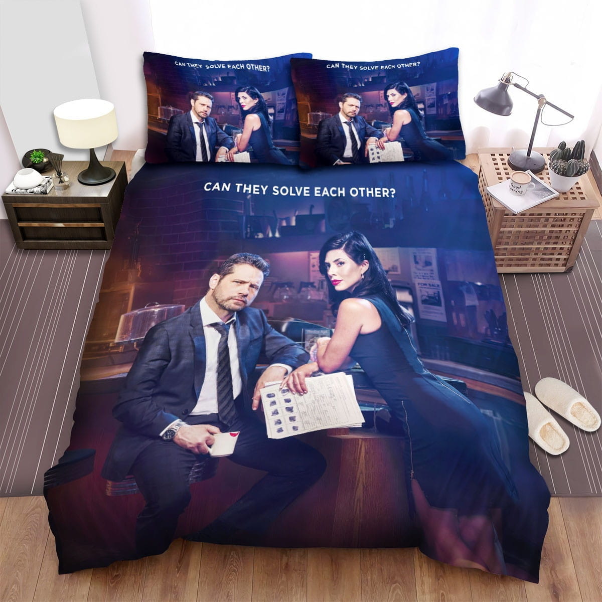 Private Eyes Seductive Bedding Sets, Flatsheet Gift For Christmas, Thanksgiving, Halloween