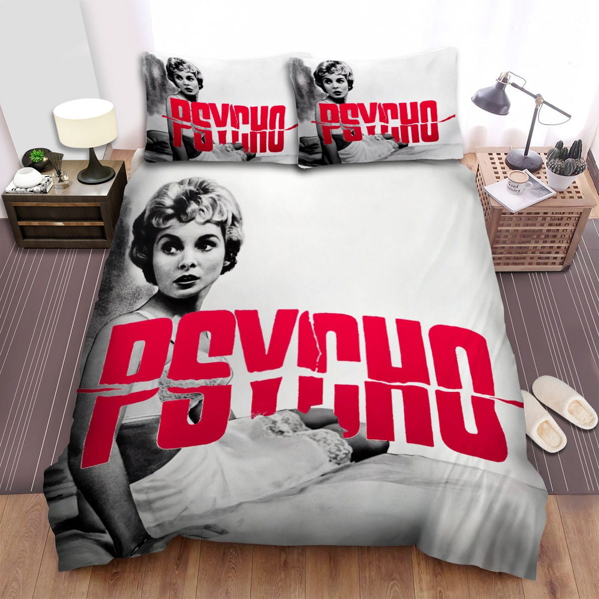 Psycho (1960) Girl Bedding Sets Duvet Cover, Flatsheet, Pillowcases Perfect Gift For Fans