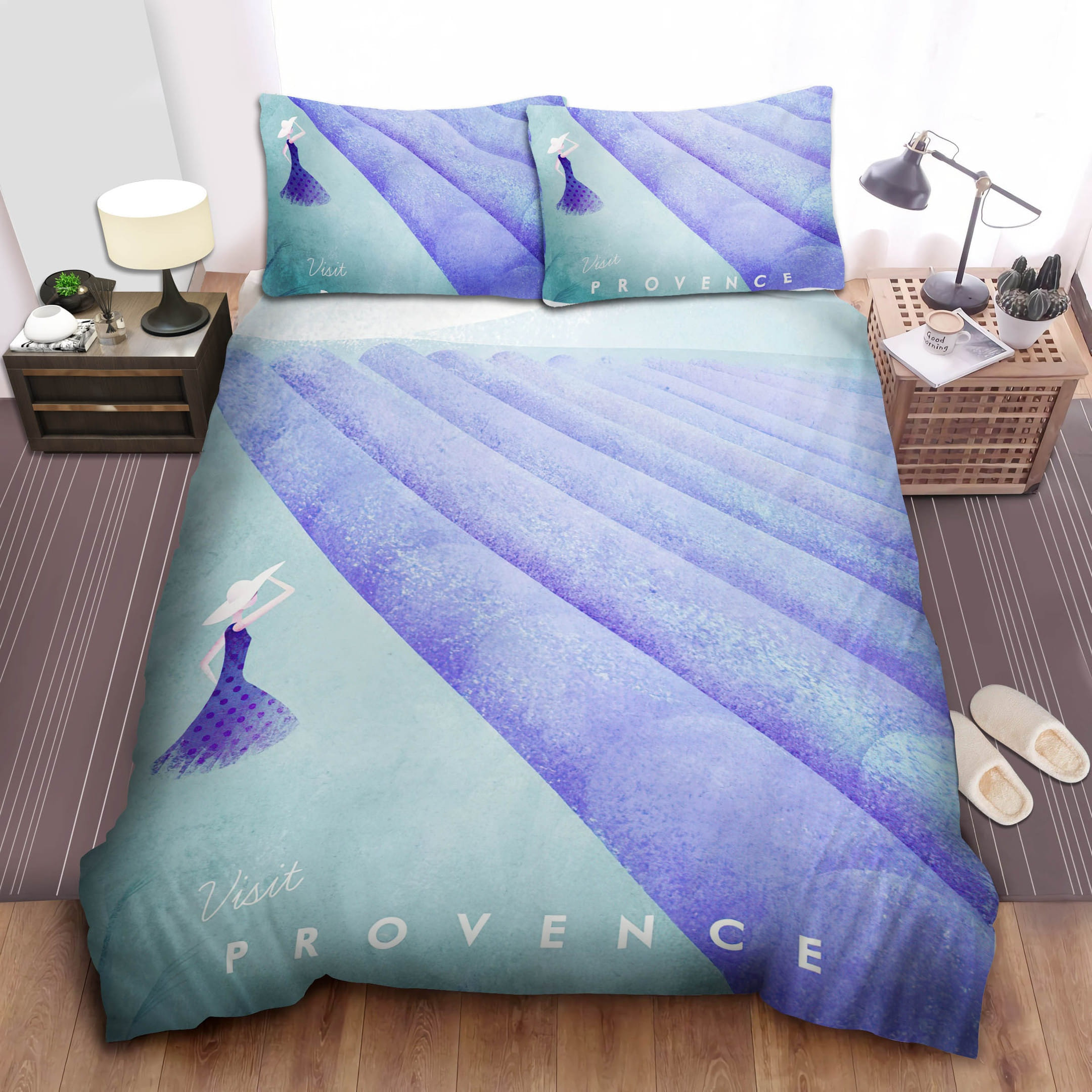 Provence Bedding Sets, Flatsheet Gift For Christmas, Thanksgiving, Halloween
