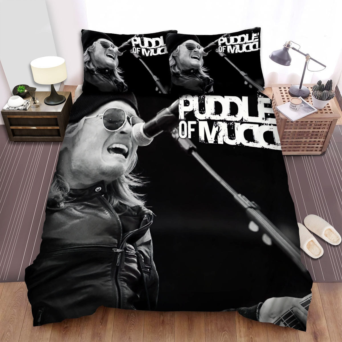 Puddle Of Mudd Darkness Bedding Sets, Flatsheet Gift For Christmas, Thanksgiving, Halloween