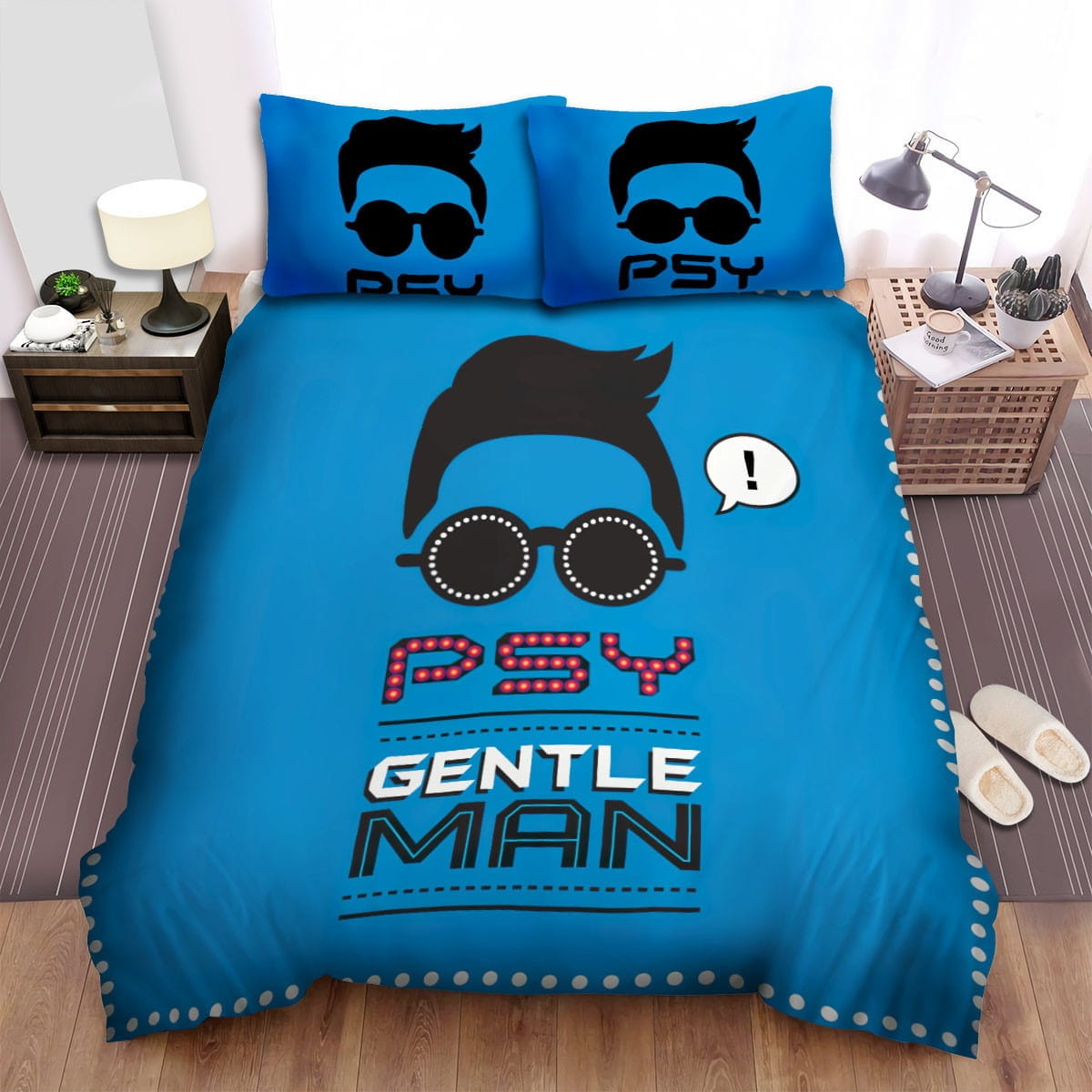 Psy Gentle Man Bedding Sets Duvet Cover, Flatsheet, Pillowcase For Your Lover
