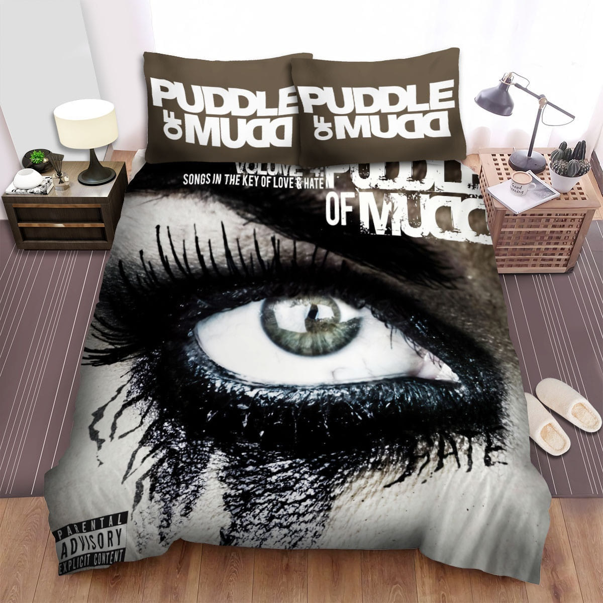 Puddle Of Mudd Dark Tear Bedding Sets Duvet Cover, Flatsheet, Pillowcases For Every Bedroom