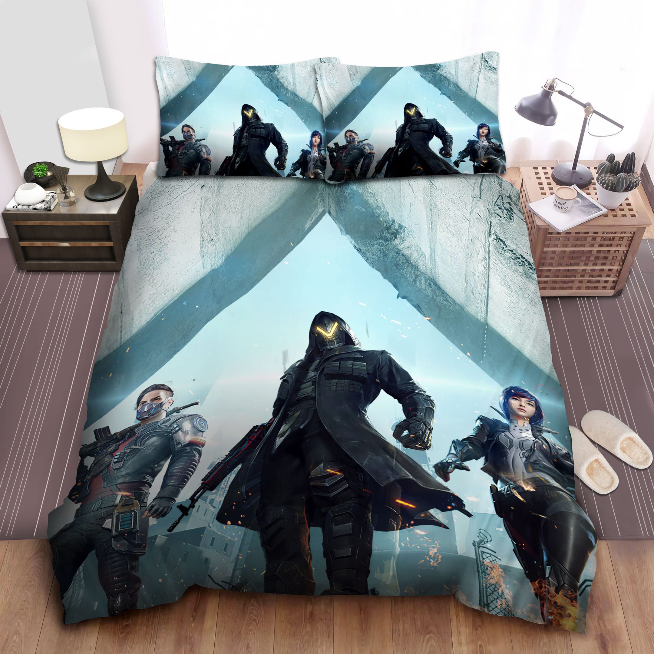 Pubg Royale Pass Bedding Sets, Flatsheet Gift For Wife, Husband, Besties