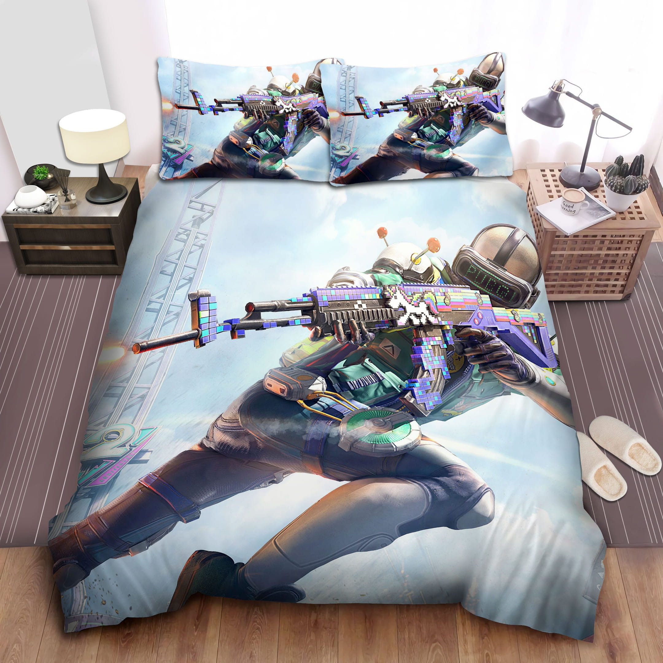 Pubg Shooting Bedding Sets Duvet Cover, Flatsheet, Pillowcases For Every Bedroom