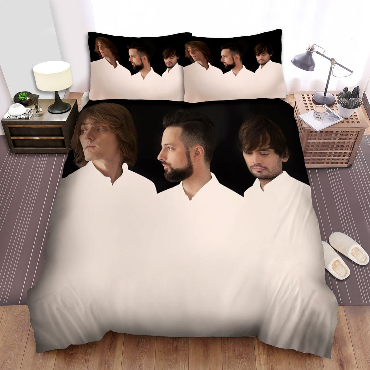 Puggy Colors Decorative Bedding Sets with Duvet Cover, Flatsheet, Pillowcases