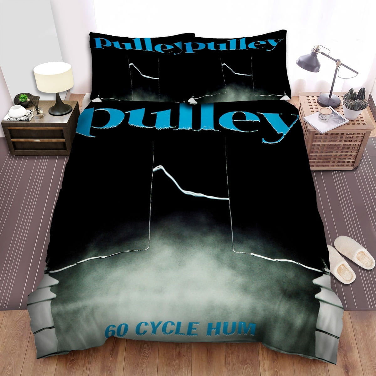 Pulley 60 Cycle Hum Bedding Set, Gift For Christmas, Birthday, Thanksgiving