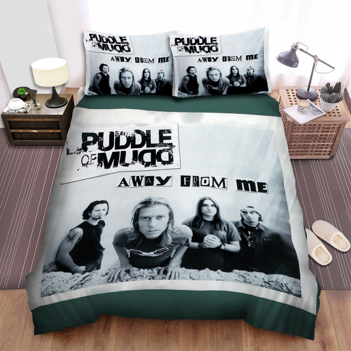 Puddle Of Mudd Glowered Bedding Sets Duvet Cover, Flatsheet, Pillowcases Perfect Gift For Fans