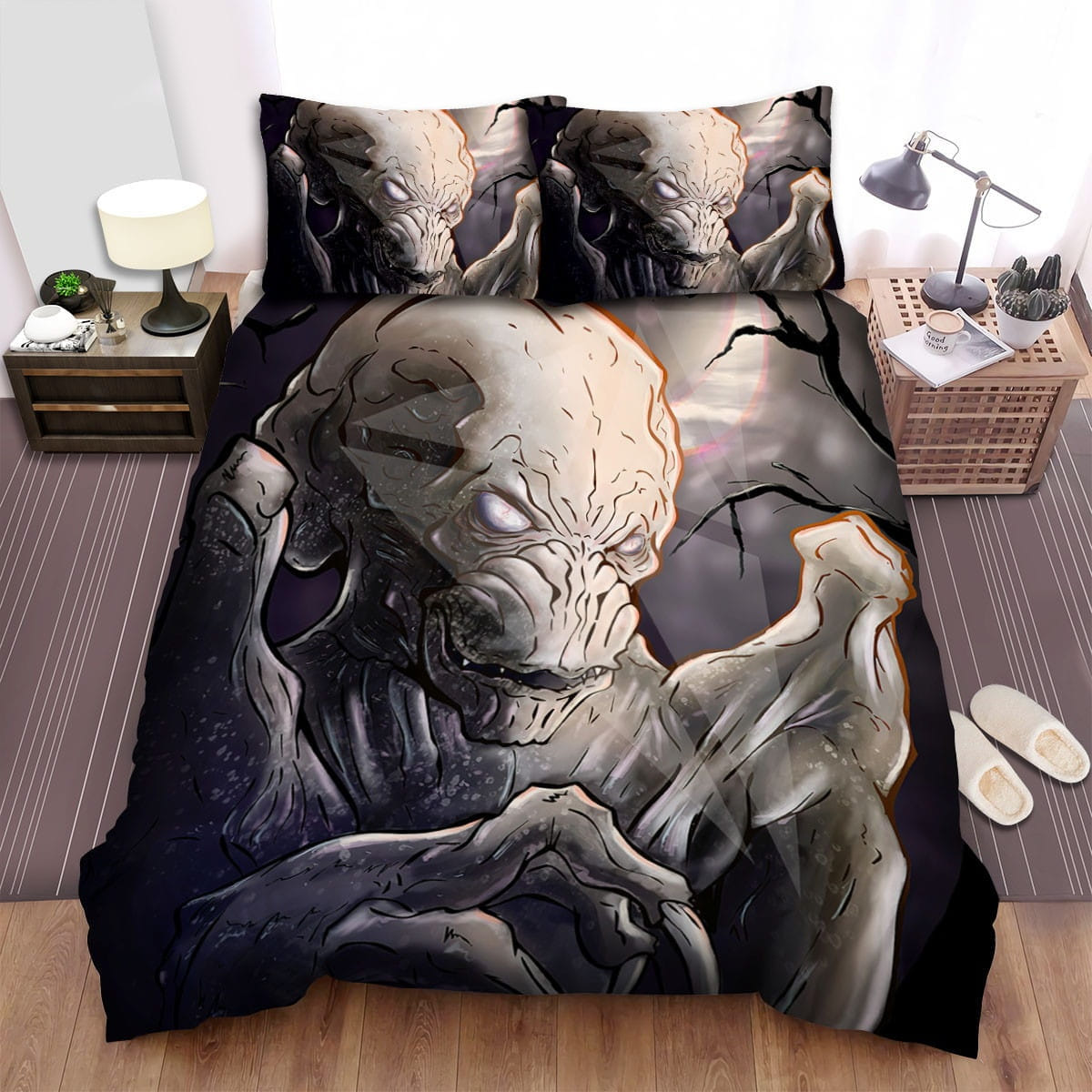 Pumpkinhead Movie Art Decorative Bedding Sets with Duvet Cover, Flatsheet, Pillowcases