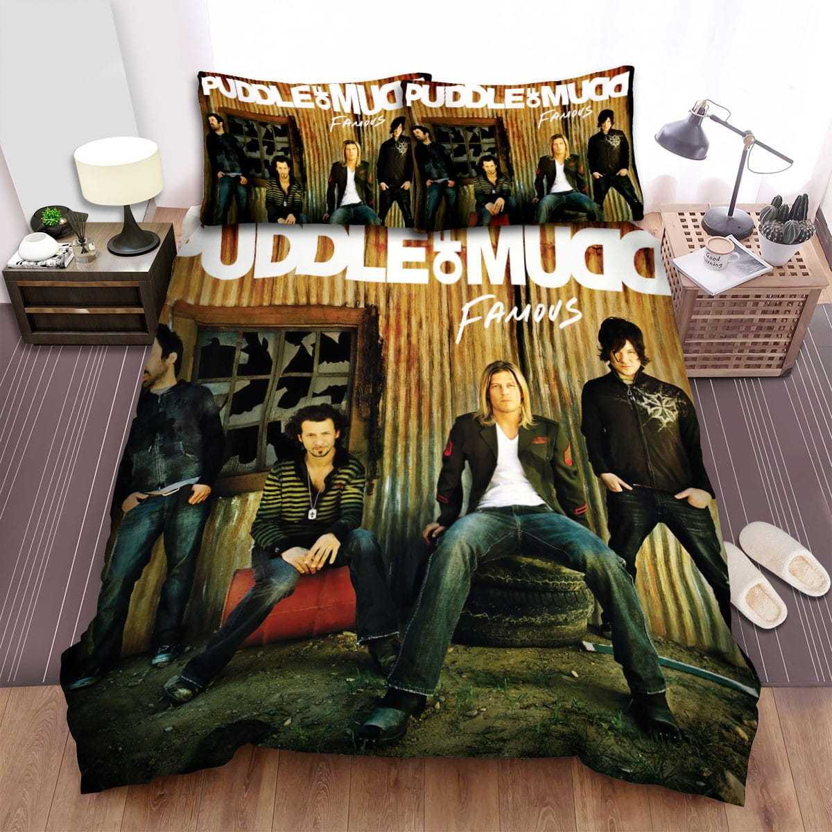 Puddle Of Mudd Famous Bedding Sets Duvet Cover, Flatsheet, Pillowcase For Your Lover
