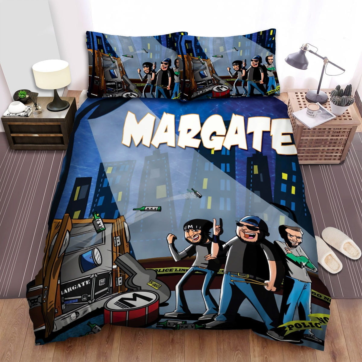 Pulley Margate Bedding Sets, Flatsheet Gift For Wife, Husband, Besties