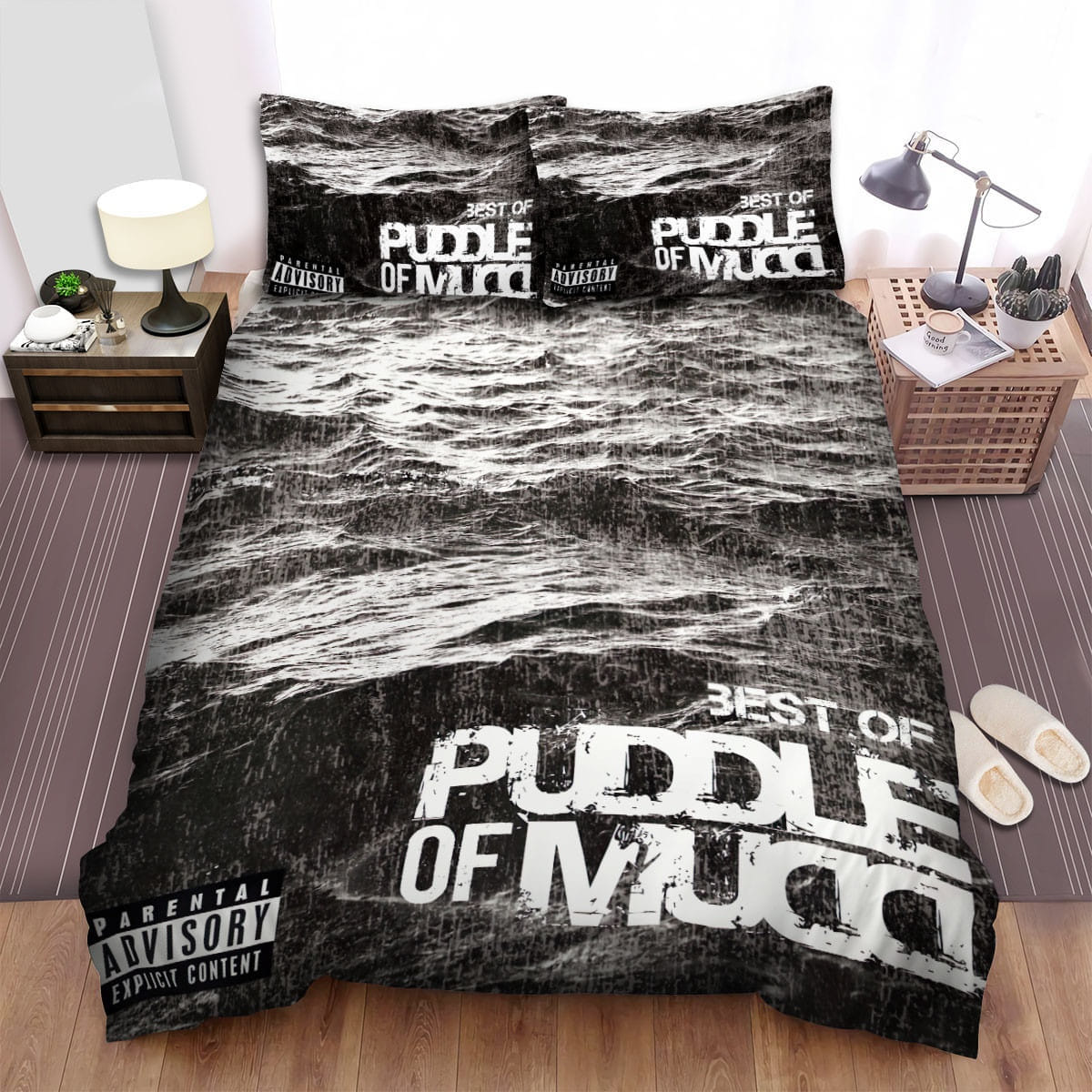 Puddle Of Mudd Wave Bedding Sets Duvet Cover, Flatsheet, Pillowcases Perfect Gift For Fans