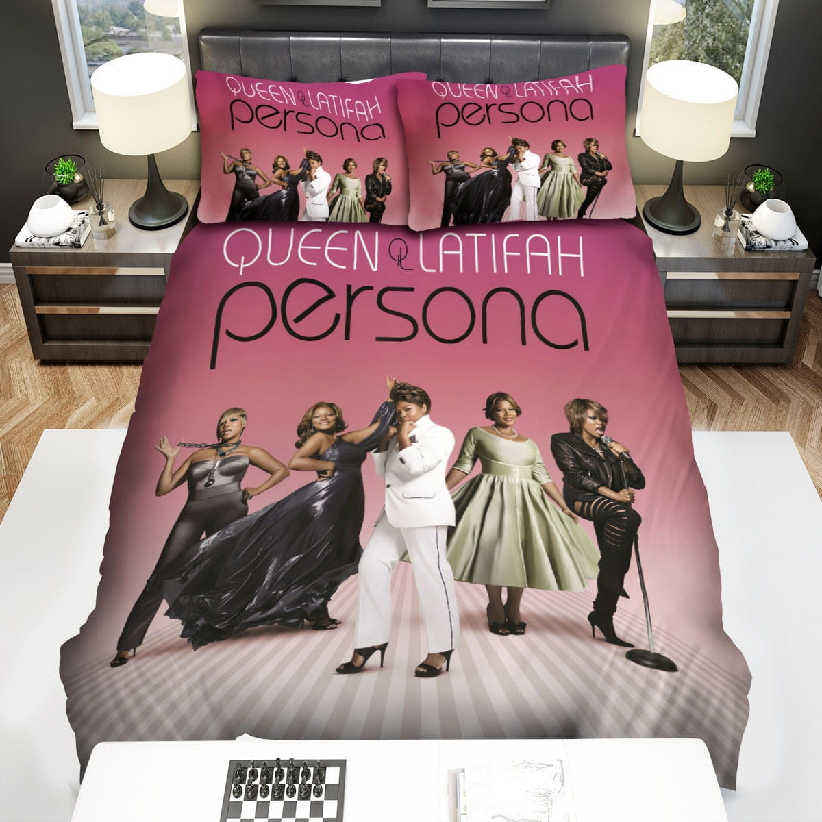 Queen Latifah Persona Bedding Set, Gift For Christmas, Birthday, Thanksgiving