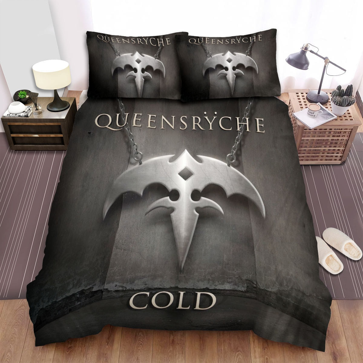 Queensryche Cold Bedding Set, Gift For Christmas, Birthday, Thanksgiving