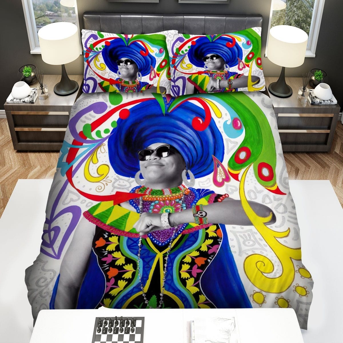 Queen Latifah Bedding Set, Gift For Christmas, Birthday, Thanksgiving