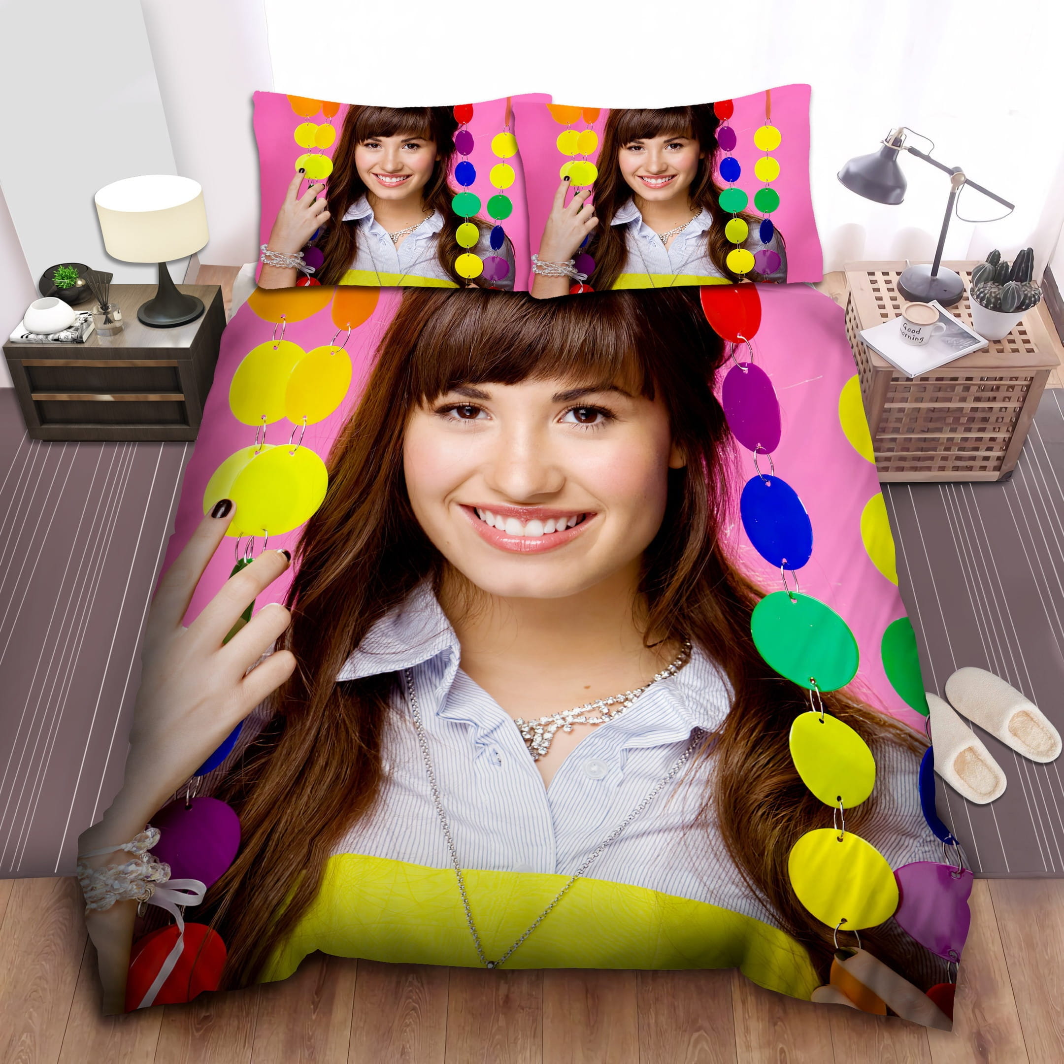 Pure Demi Lovato Bedding Sets Duvet Cover, Flatsheet, Pillowcases Perfect Gift For Fans