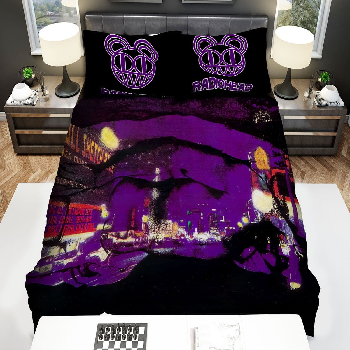 Radiohead Cover Art Bedding Sets Duvet Cover, Flatsheet, Pillowcases Perfect Gift For Fans