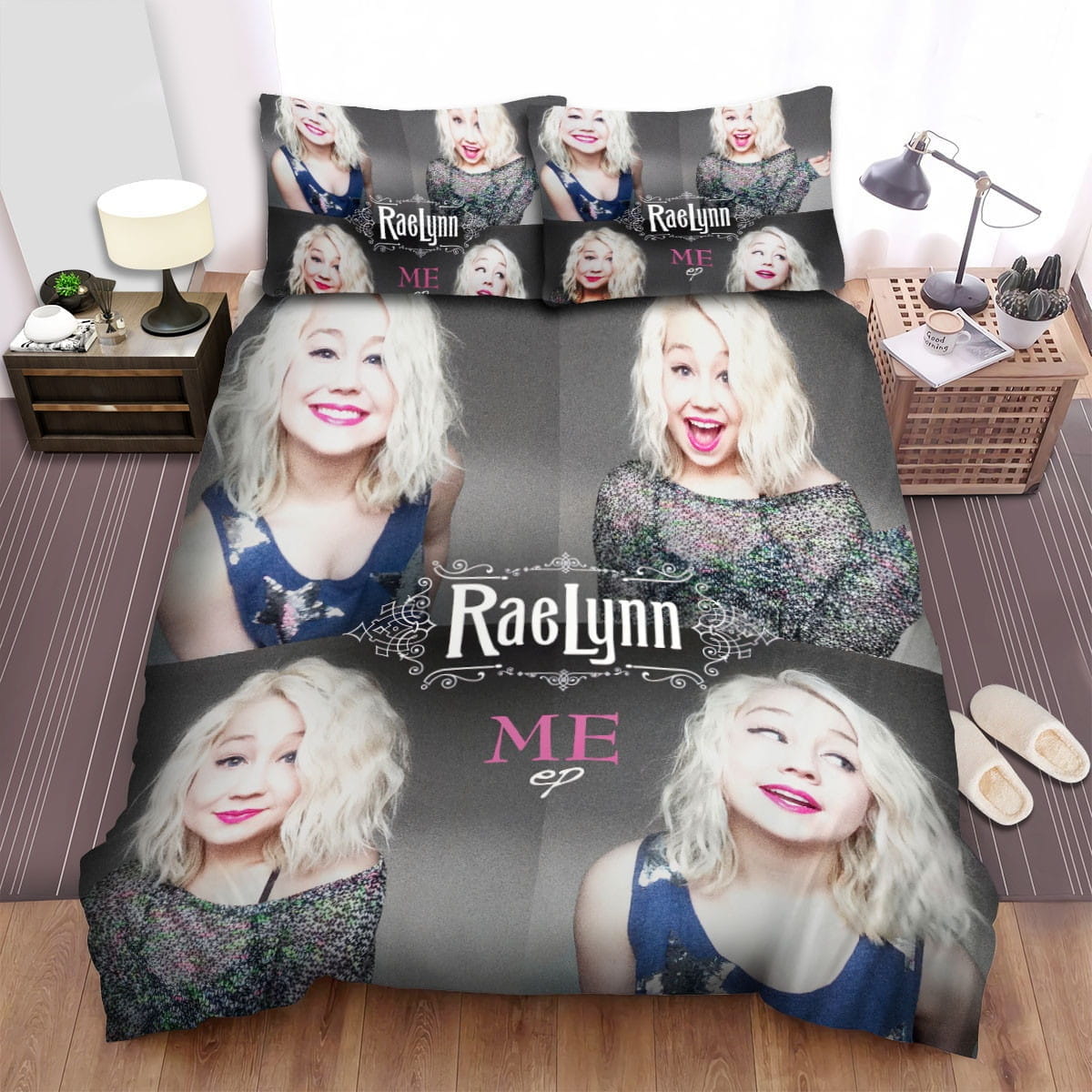 Raelynn Album Cover Bedding Set, Gift For Christmas, Birthday, Thanksgiving