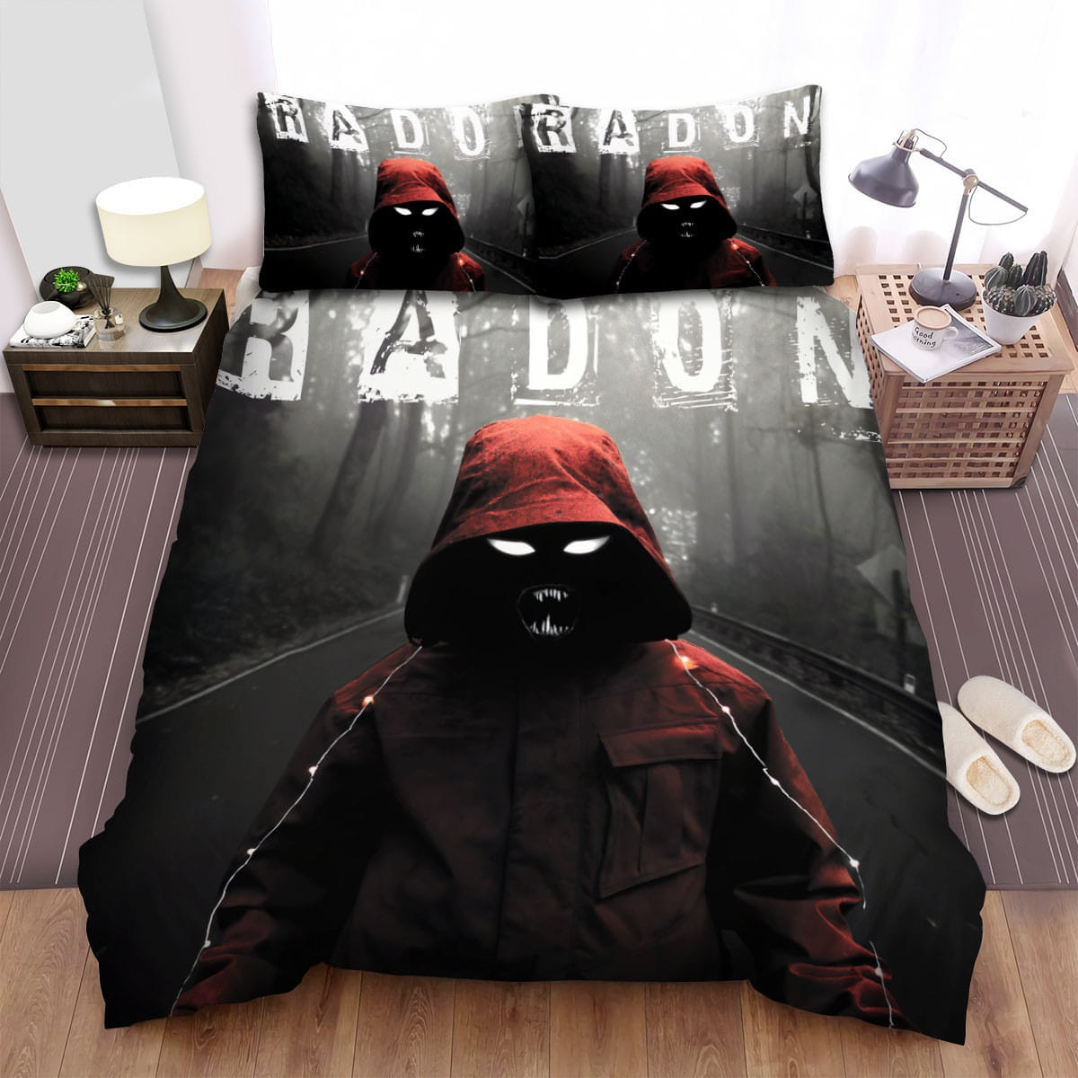 Radon Dont Come Around Decorative Bedding Sets with Duvet Cover, Flatsheet, Pillowcases