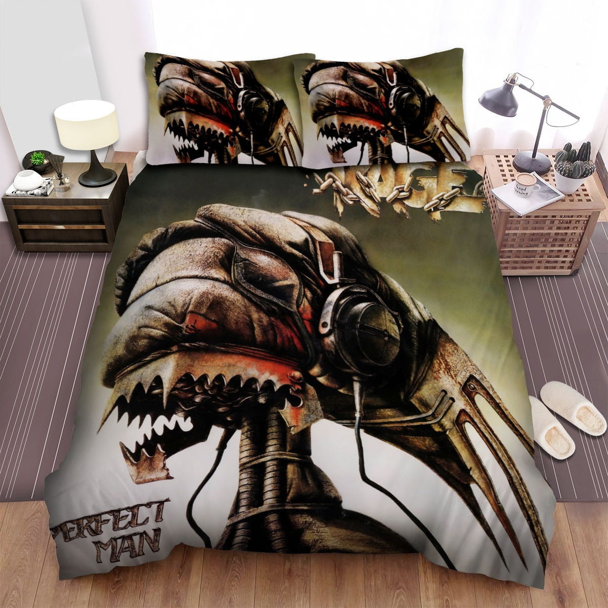 Rage Band Album Perfect Man Bedding Sets Duvet Cover, Flatsheet, Pillowcases Perfect Gift For Fans