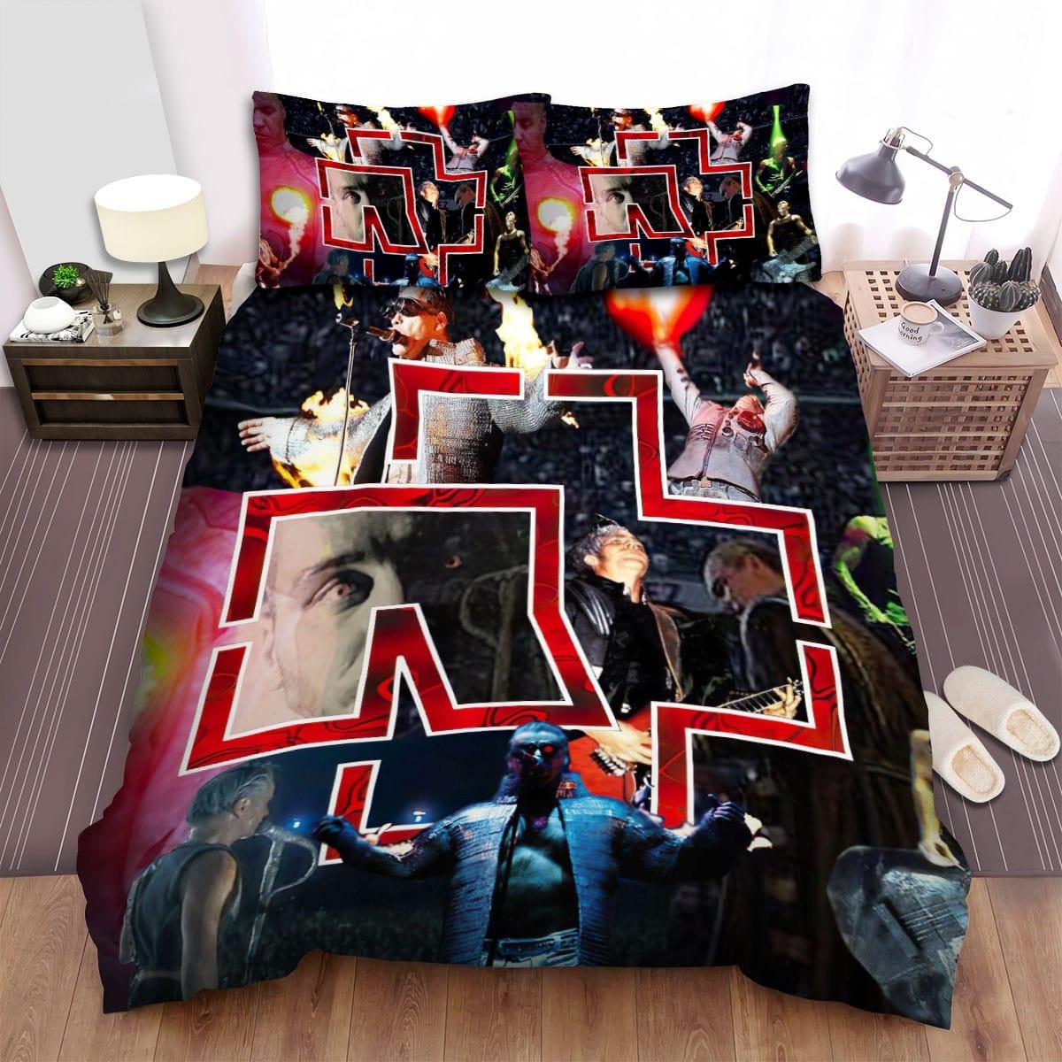 Rammstein Live 2 Bedding Sets Duvet Cover, Flatsheet, Pillowcase For Your Lover