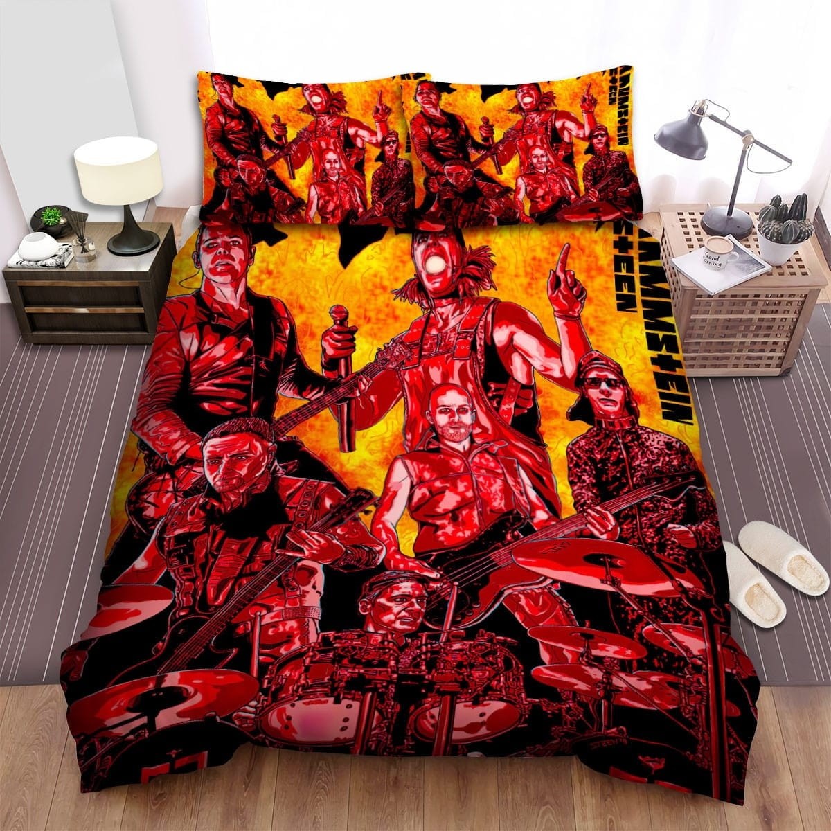 Rammstein Fan Art 2 Bedding Sets Duvet Cover, Flatsheet, Pillowcase For Your Lover