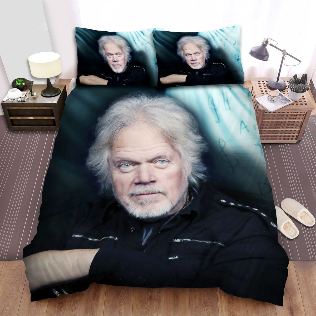 Randy Bachman Melody Bedding Sets Duvet Cover, Flatsheet, Pillowcases Perfect Gift For Fans