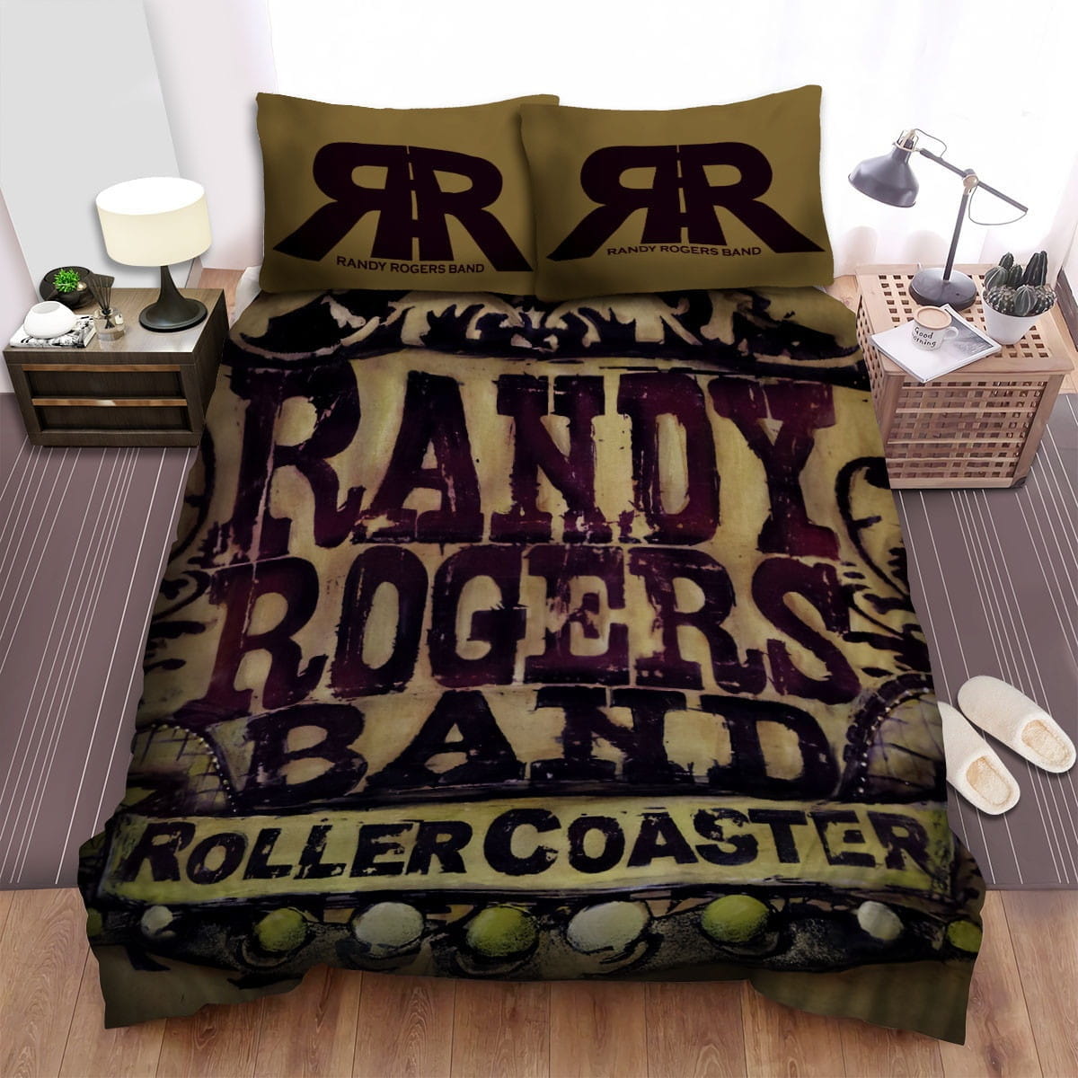 Randy Rogers Rollercoaster Bedding Sets Duvet Cover, Flatsheet, Pillowcases For Every Bedroom