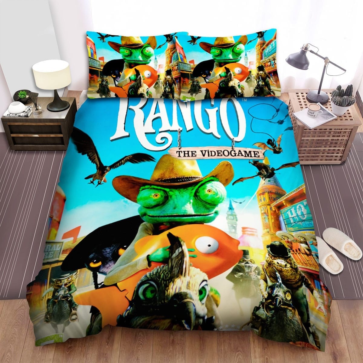 Rango The Video Game Poster Bedding Sets Duvet Cover, Flatsheet, Pillowcases For Every Bedroom