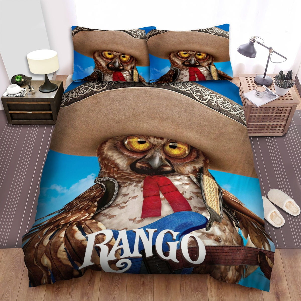 Rango Ambrose Picture Bedding Sets Duvet Cover, Flatsheet, Pillowcases Perfect Gift For Fans