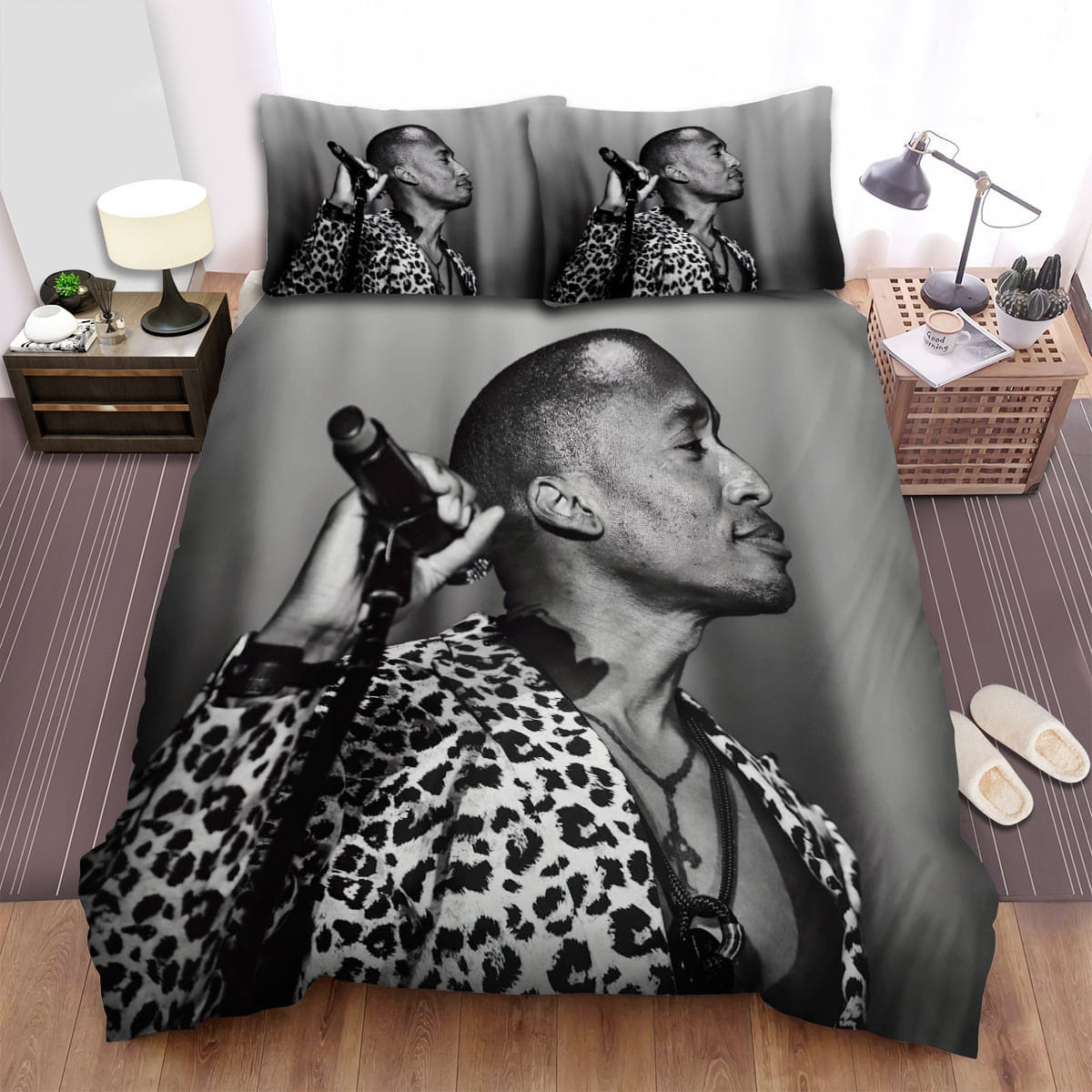 Raphael Saadiq Mic Bedding Sets, Flatsheet Gift For Wife, Husband, Besties