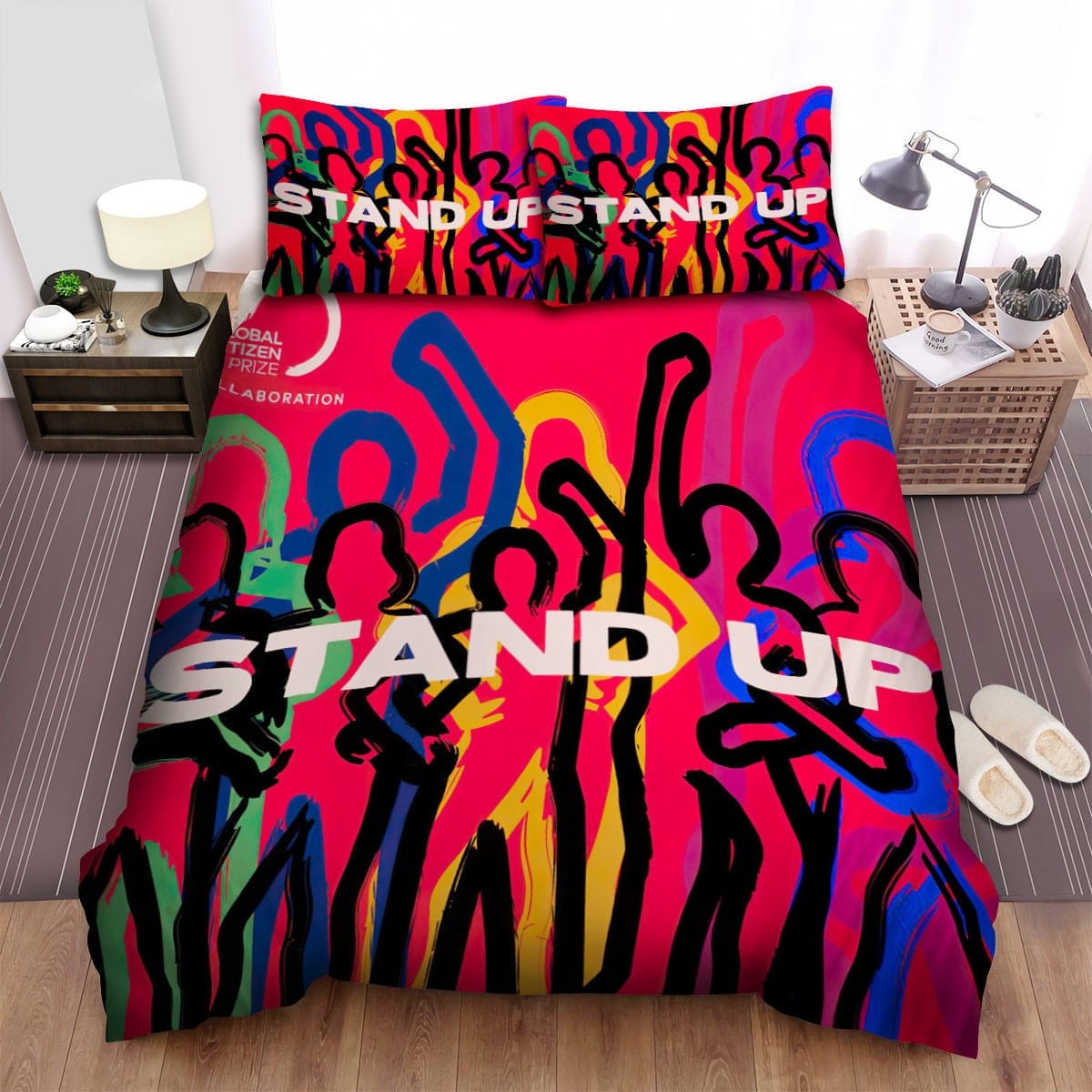 Raphael Saadiq Line Bedding Set, Gift For Christmas, Birthday, Thanksgiving
