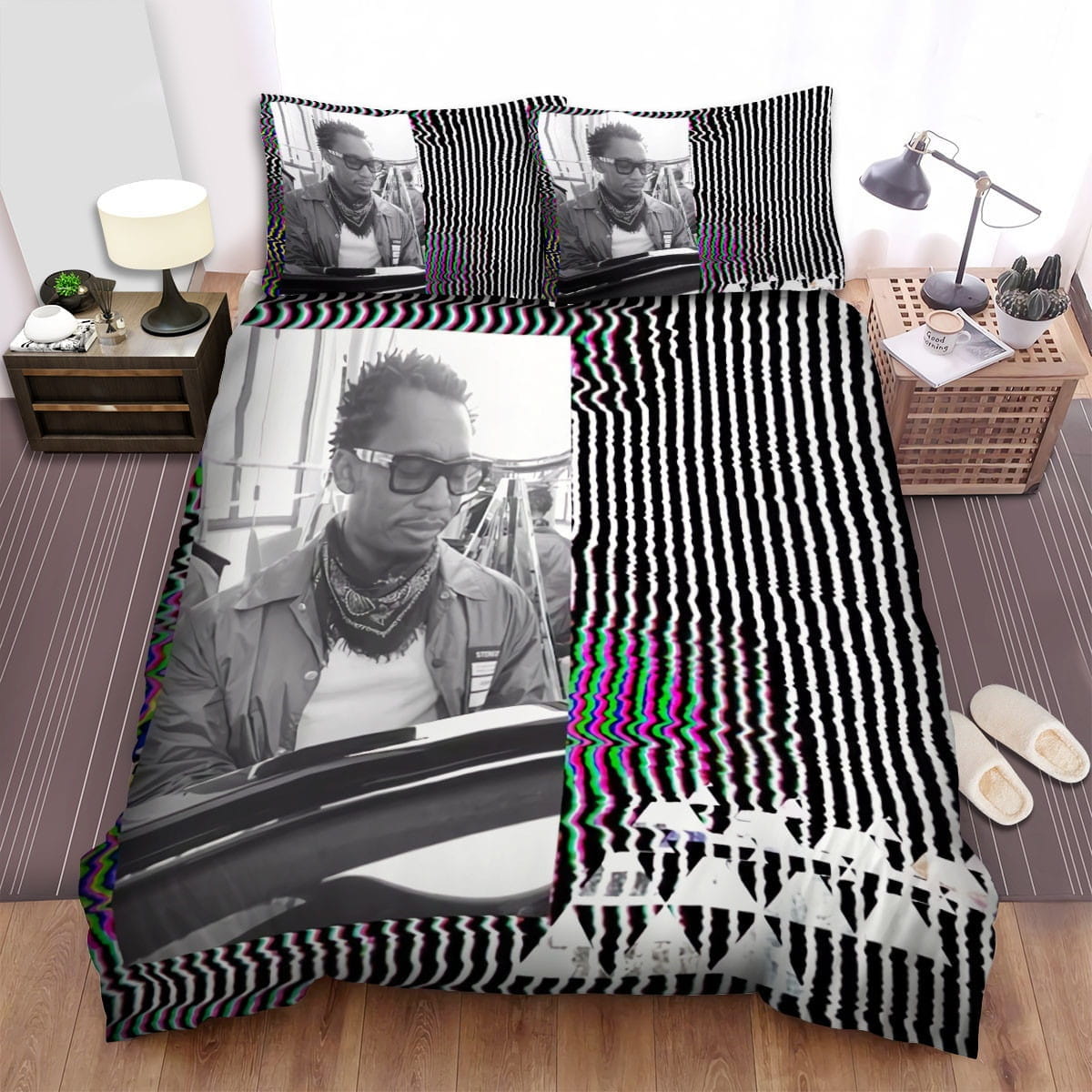Raphael Saadiq Write Bedding Sets, Flatsheet Gift For Wife, Husband, Besties