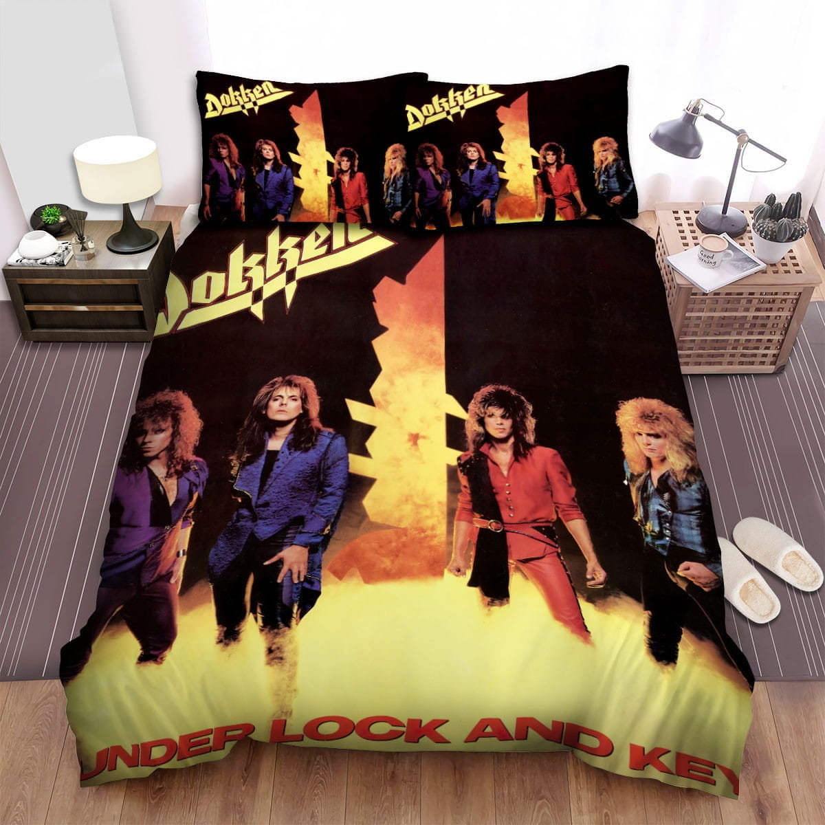 Ratt Dokken Bedding Set, Gift For Christmas, Birthday, Thanksgiving