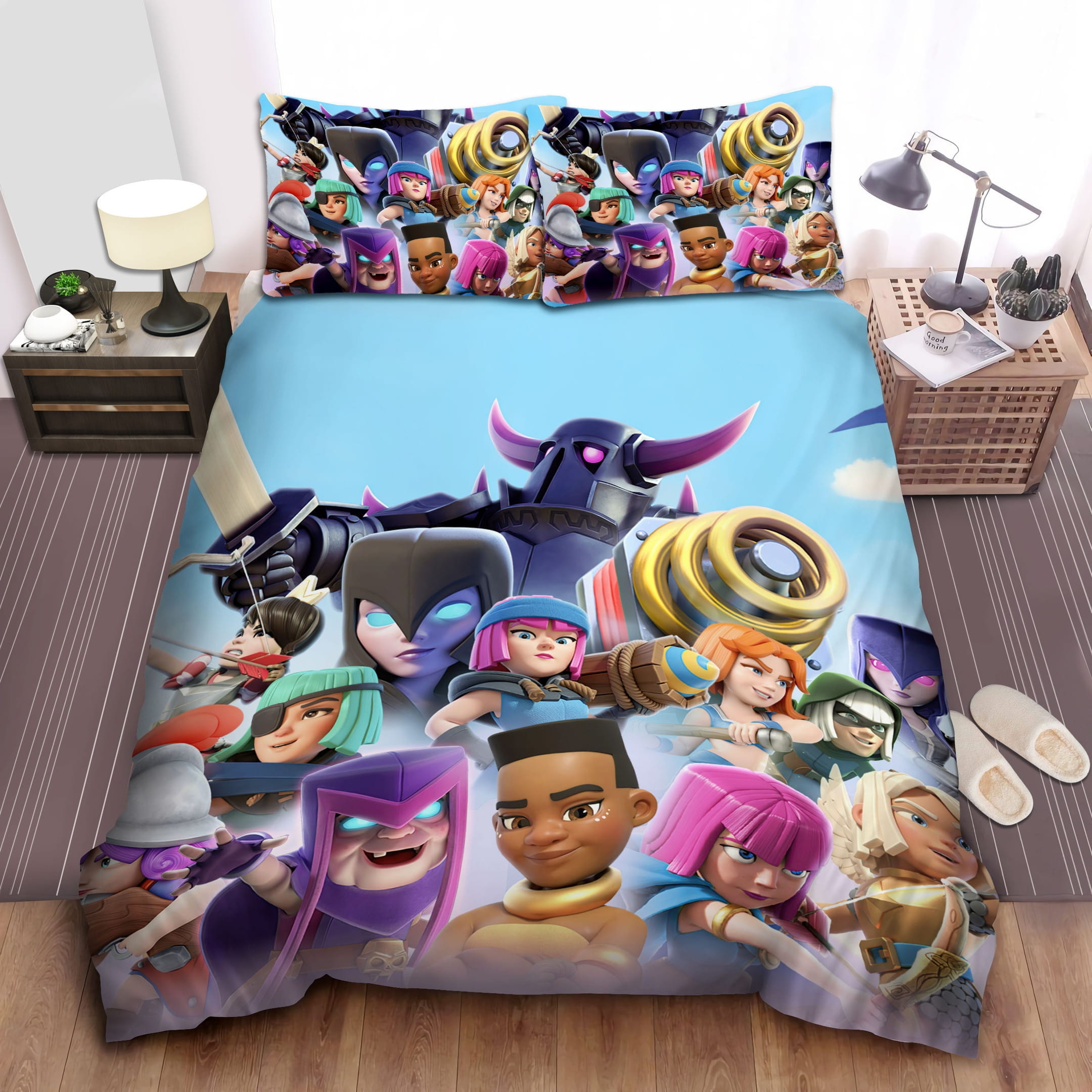 Rascal And Musketeer Decorative Bedding Sets with Duvet Cover, Flatsheet, Pillowcases